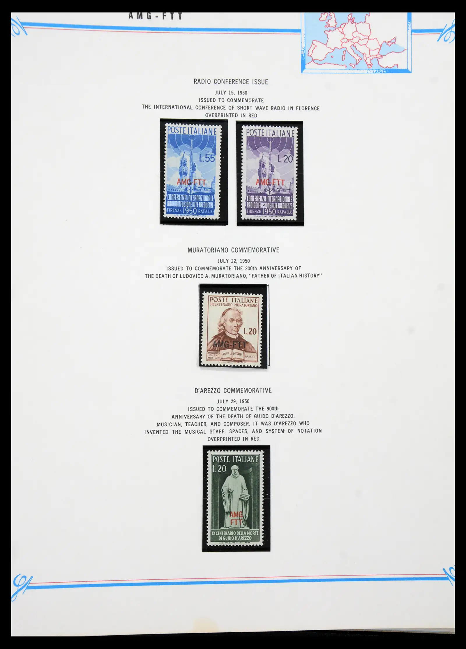 41117 0063 - Stamp collection 41117 Triest A 1945-1954.