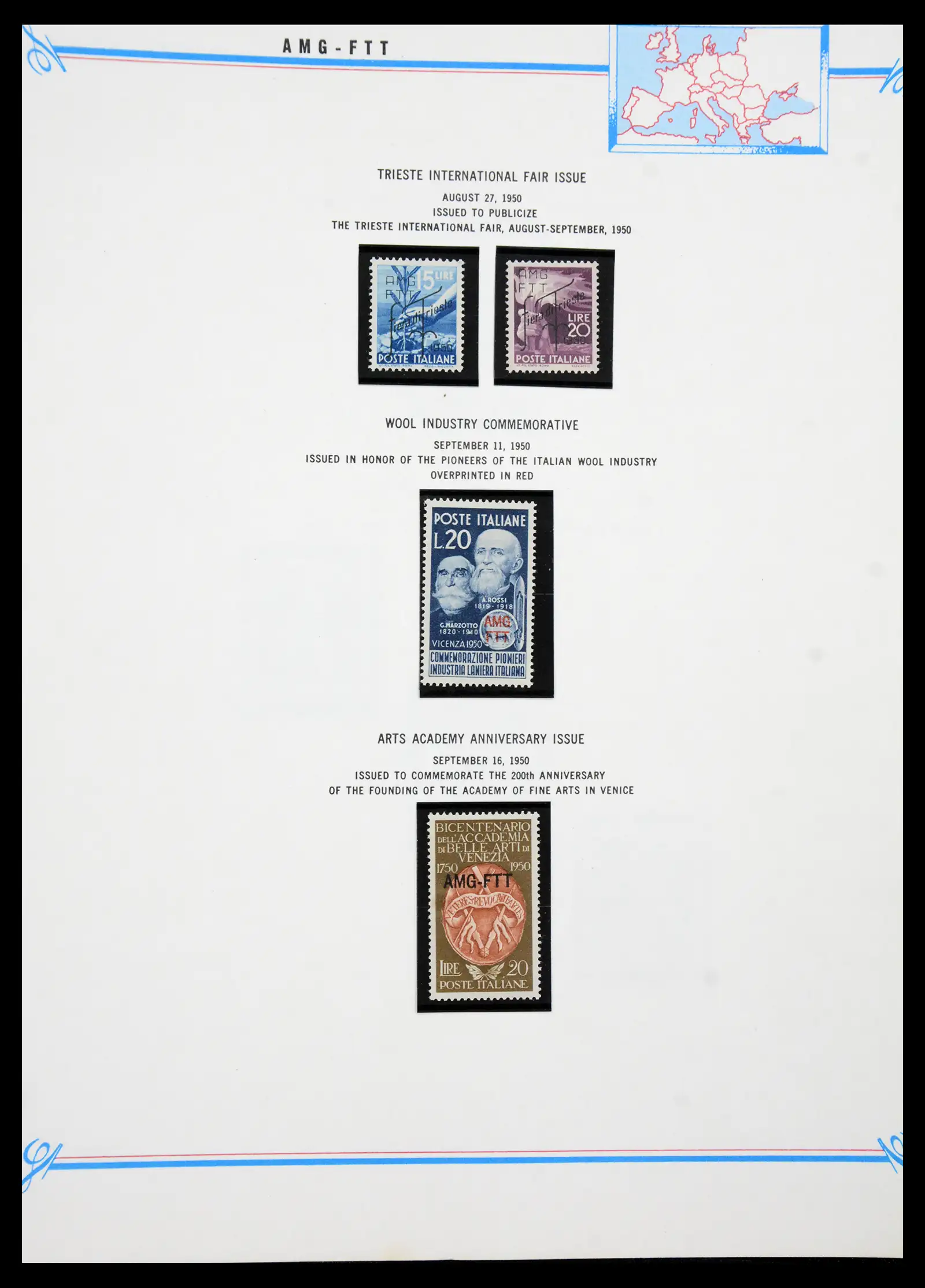 41117 0064 - Stamp collection 41117 Triest A 1945-1954.