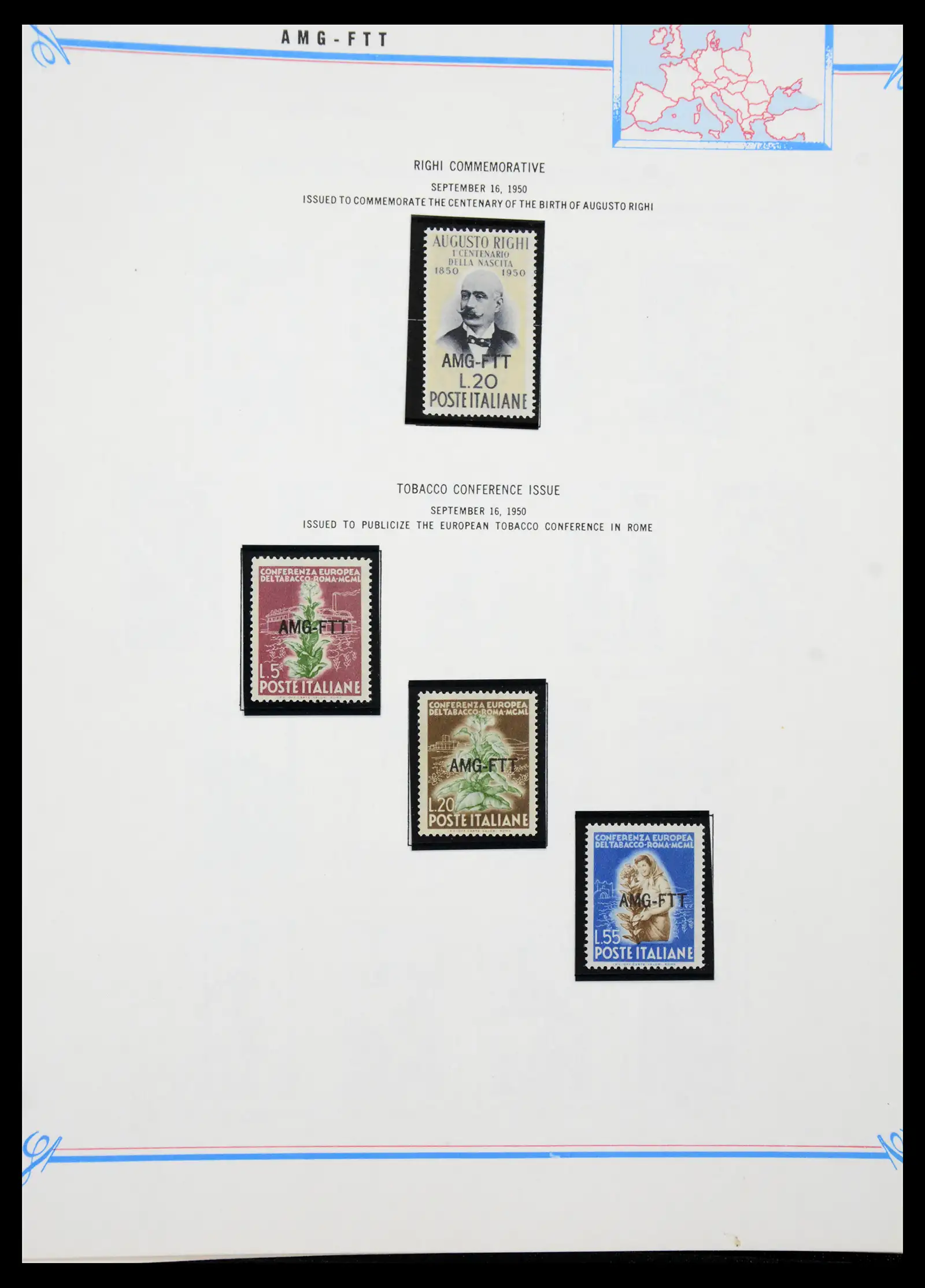 41117 0065 - Stamp collection 41117 Triest A 1945-1954.