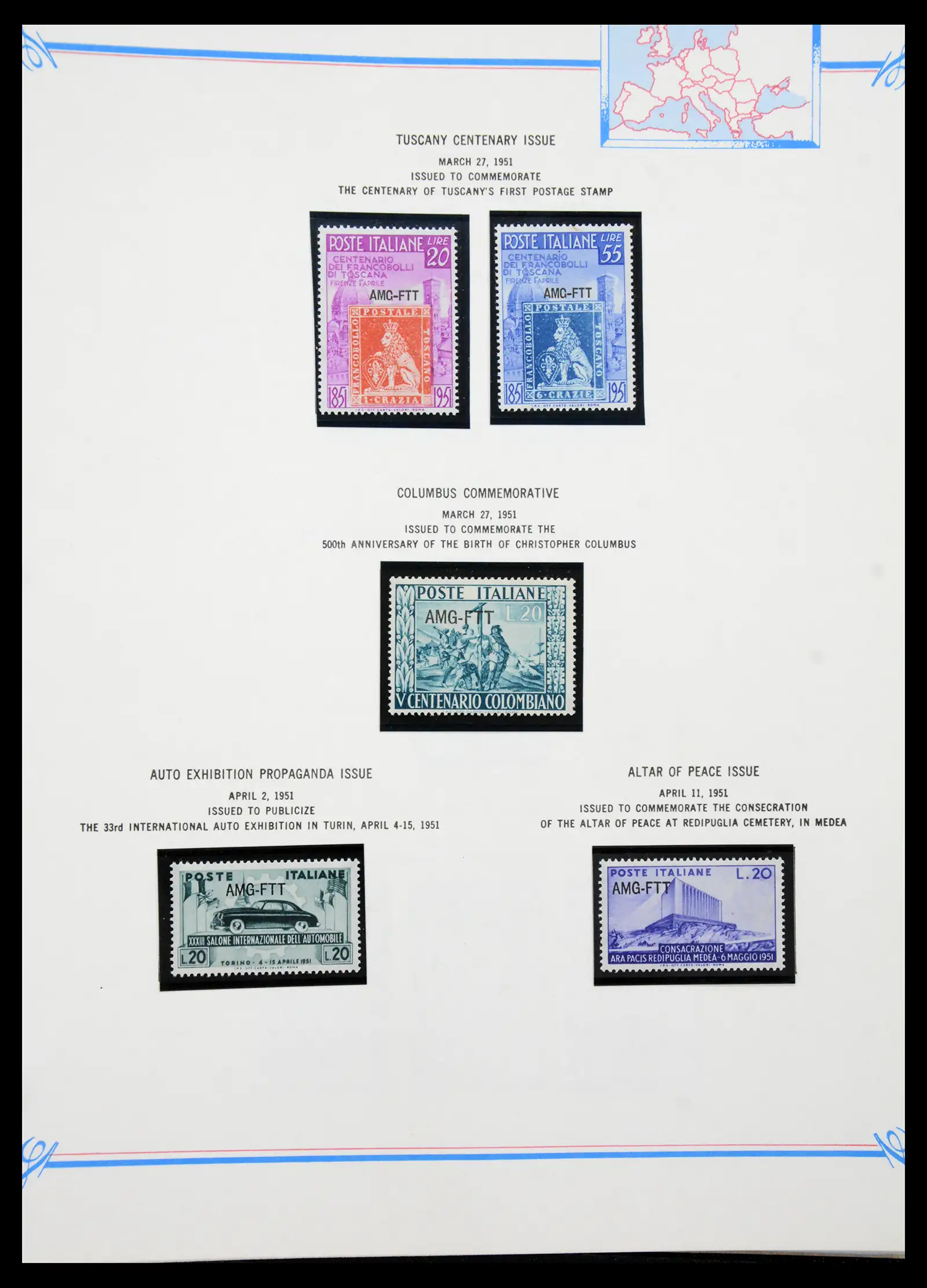 41117 0069 - Stamp collection 41117 Triest A 1945-1954.