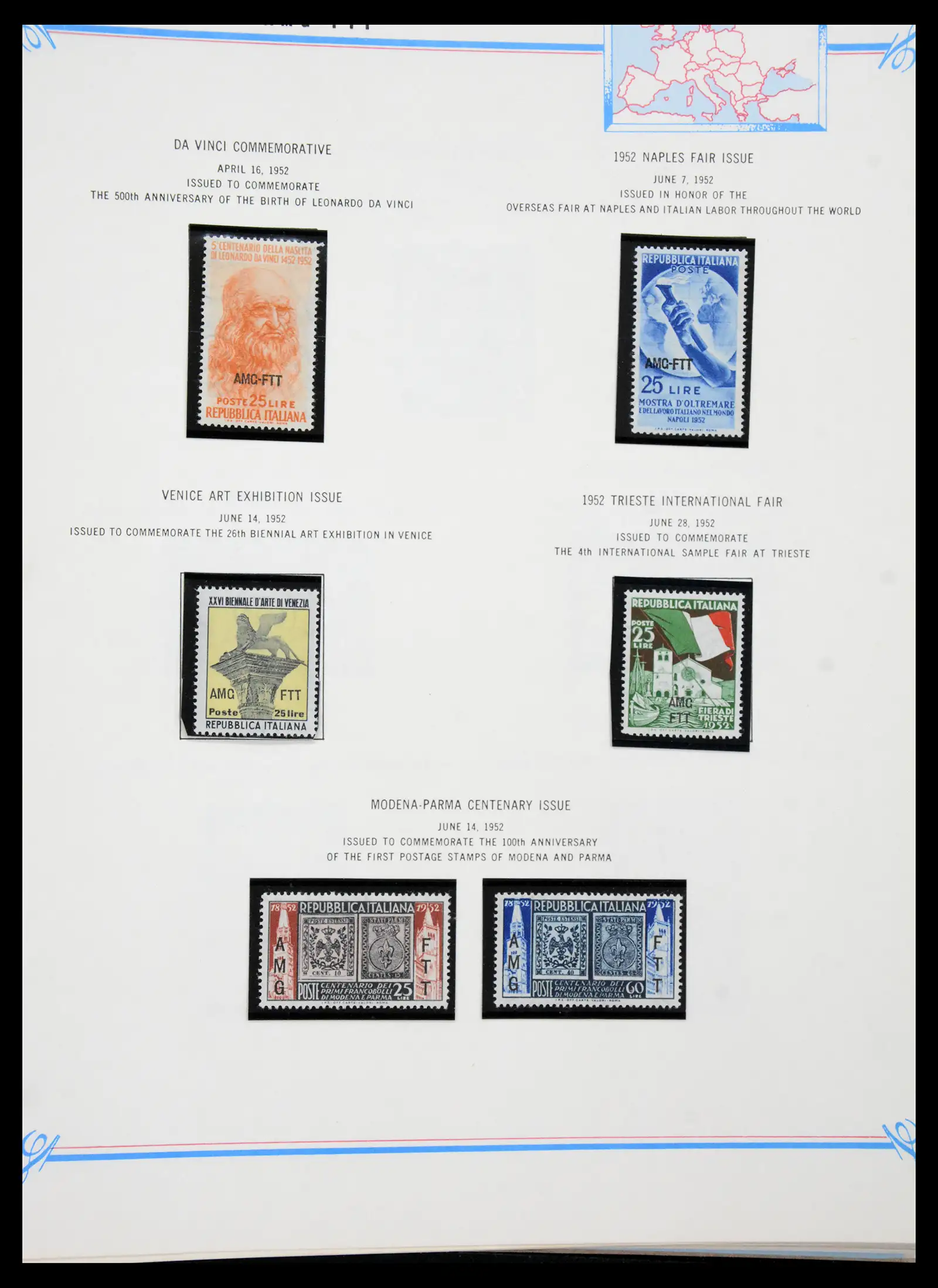 41117 0076 - Stamp collection 41117 Triest A 1945-1954.