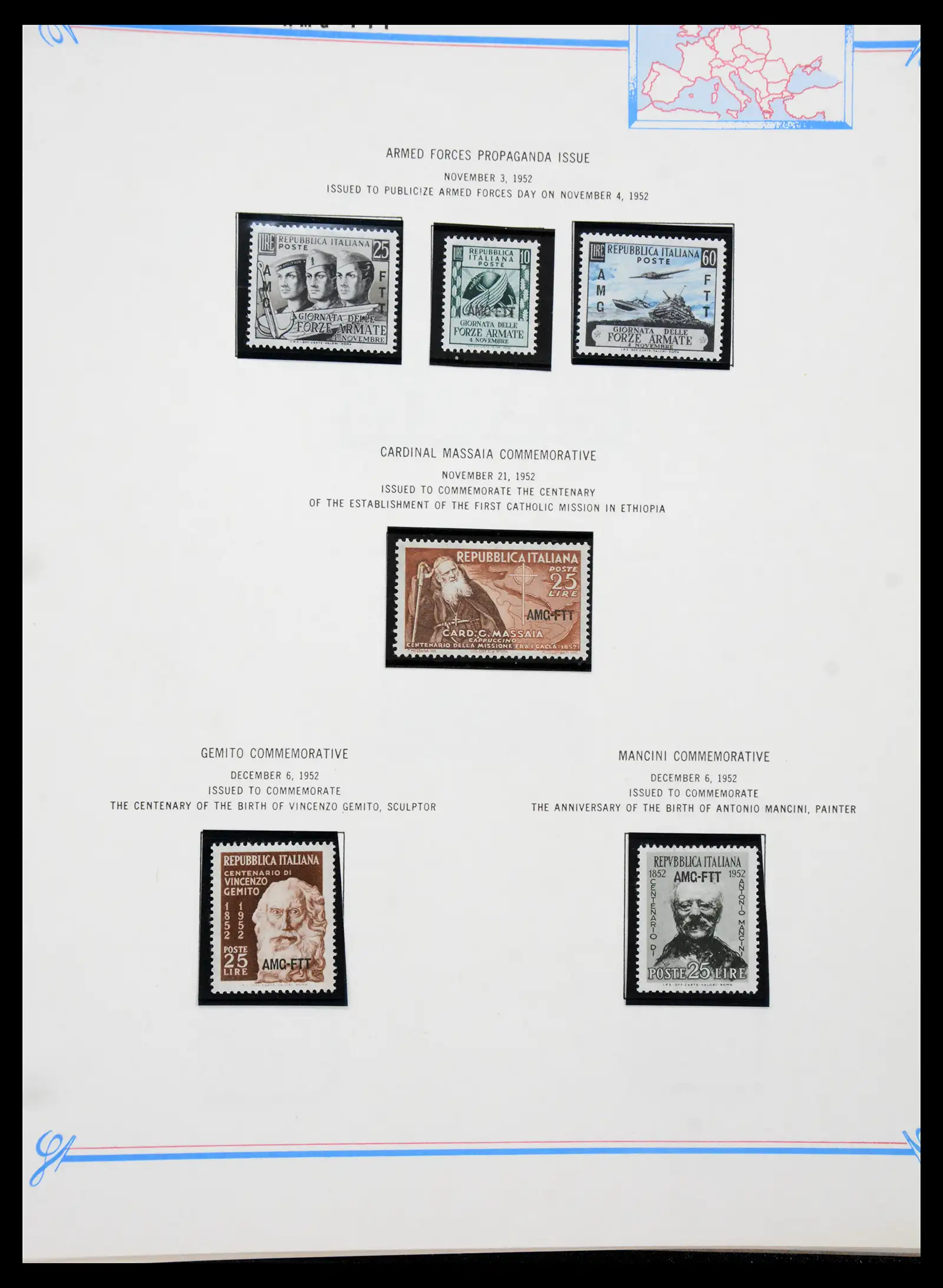 41117 0078 - Stamp collection 41117 Triest A 1945-1954.