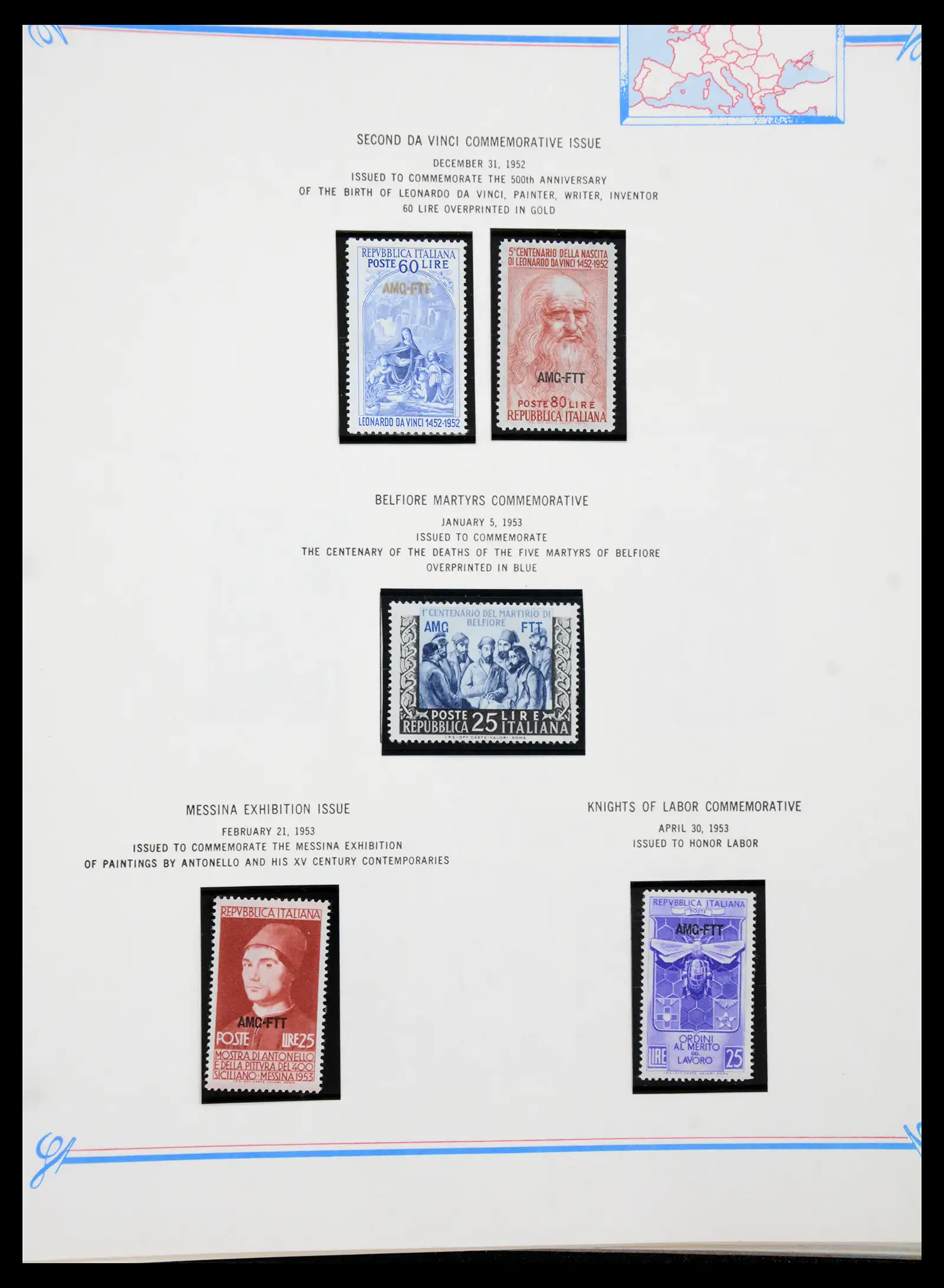 41117 0079 - Stamp collection 41117 Triest A 1945-1954.