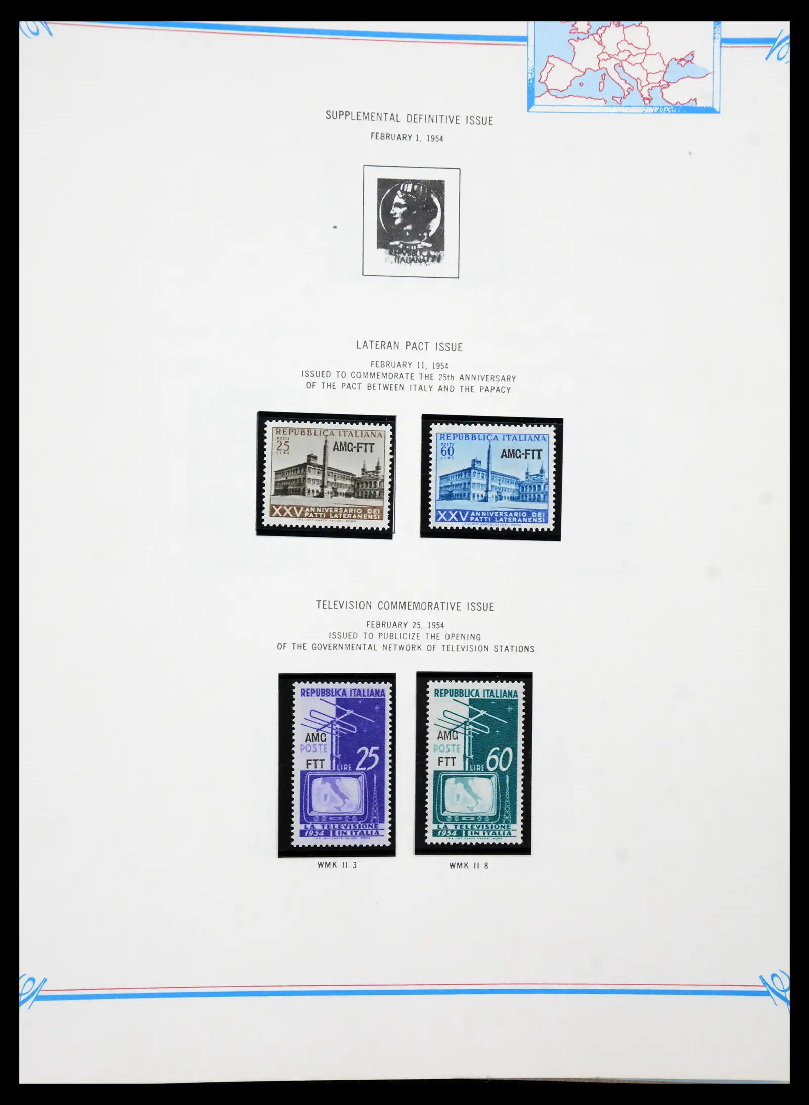 41117 0084 - Stamp collection 41117 Triest A 1945-1954.