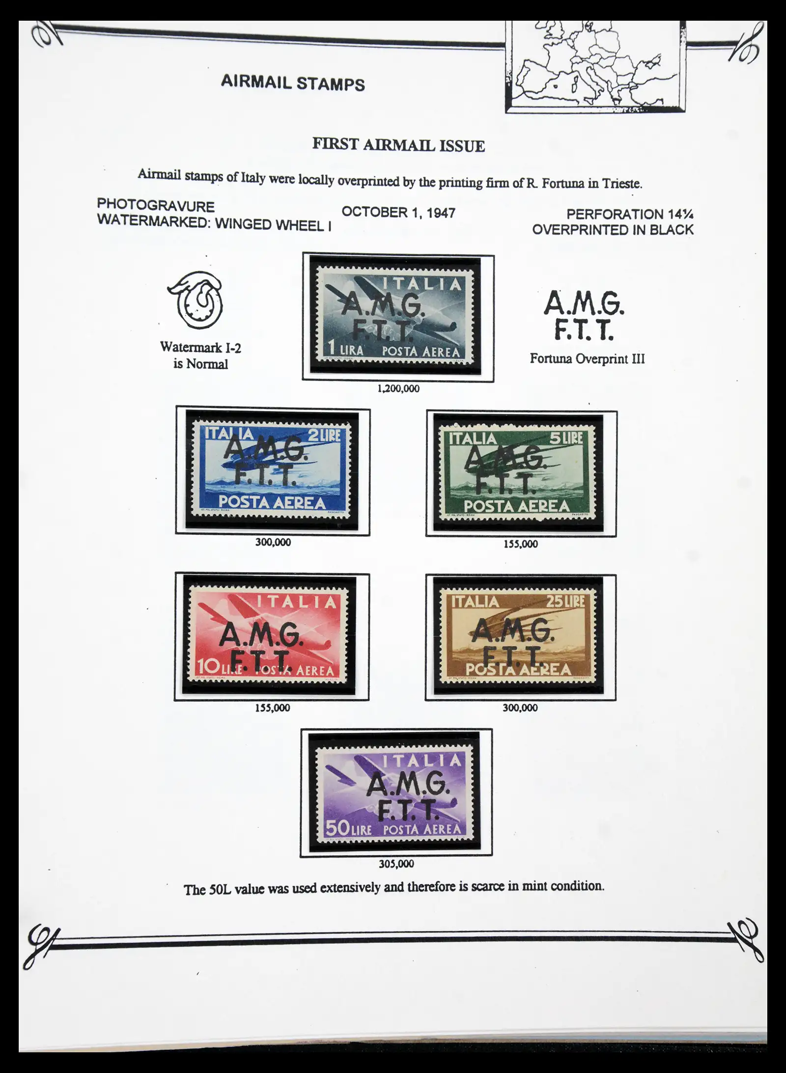 41117 0087 - Stamp collection 41117 Triest A 1945-1954.