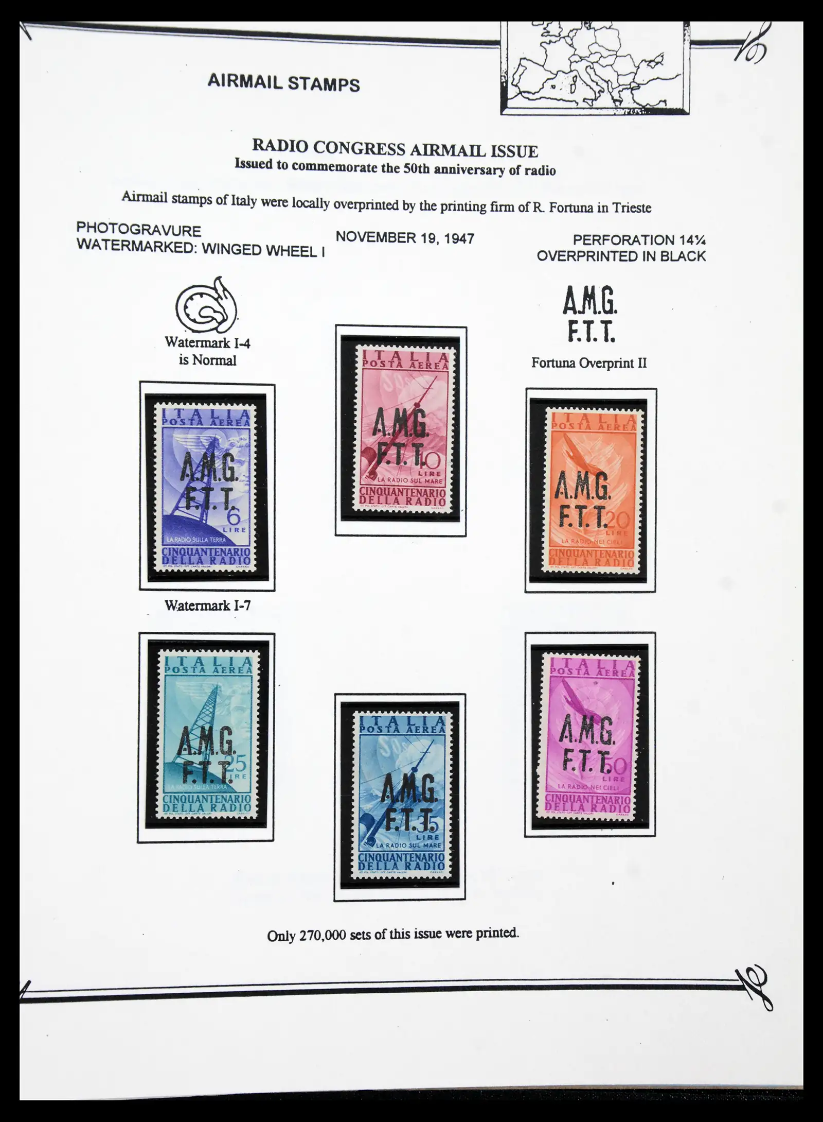41117 0088 - Stamp collection 41117 Triest A 1945-1954.