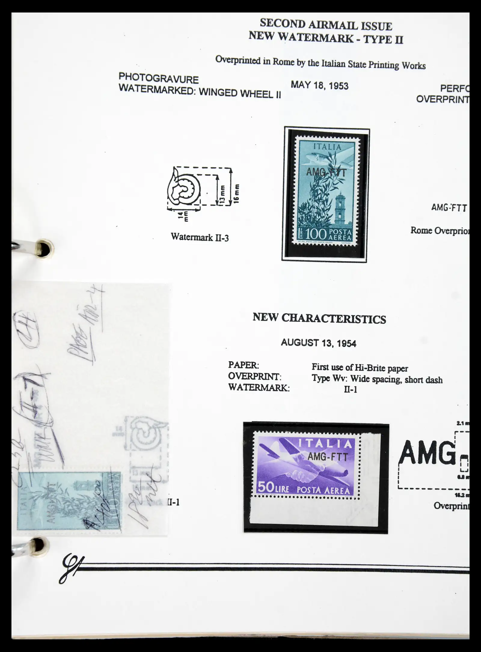 41117 0095 - Stamp collection 41117 Triest A 1945-1954.