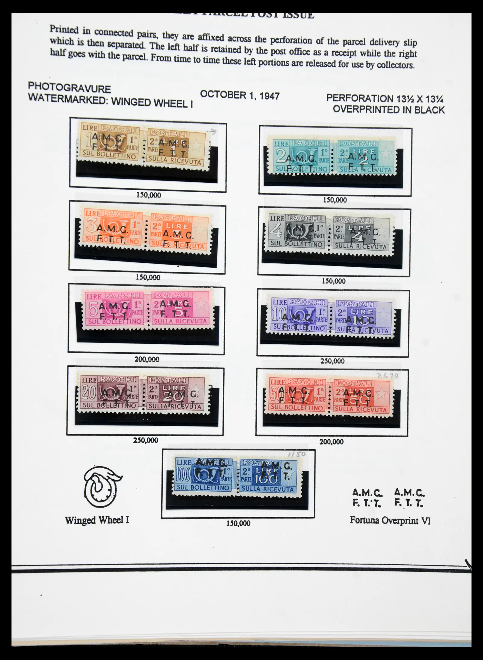 41117 0097 - Stamp collection 41117 Triest A 1945-1954.