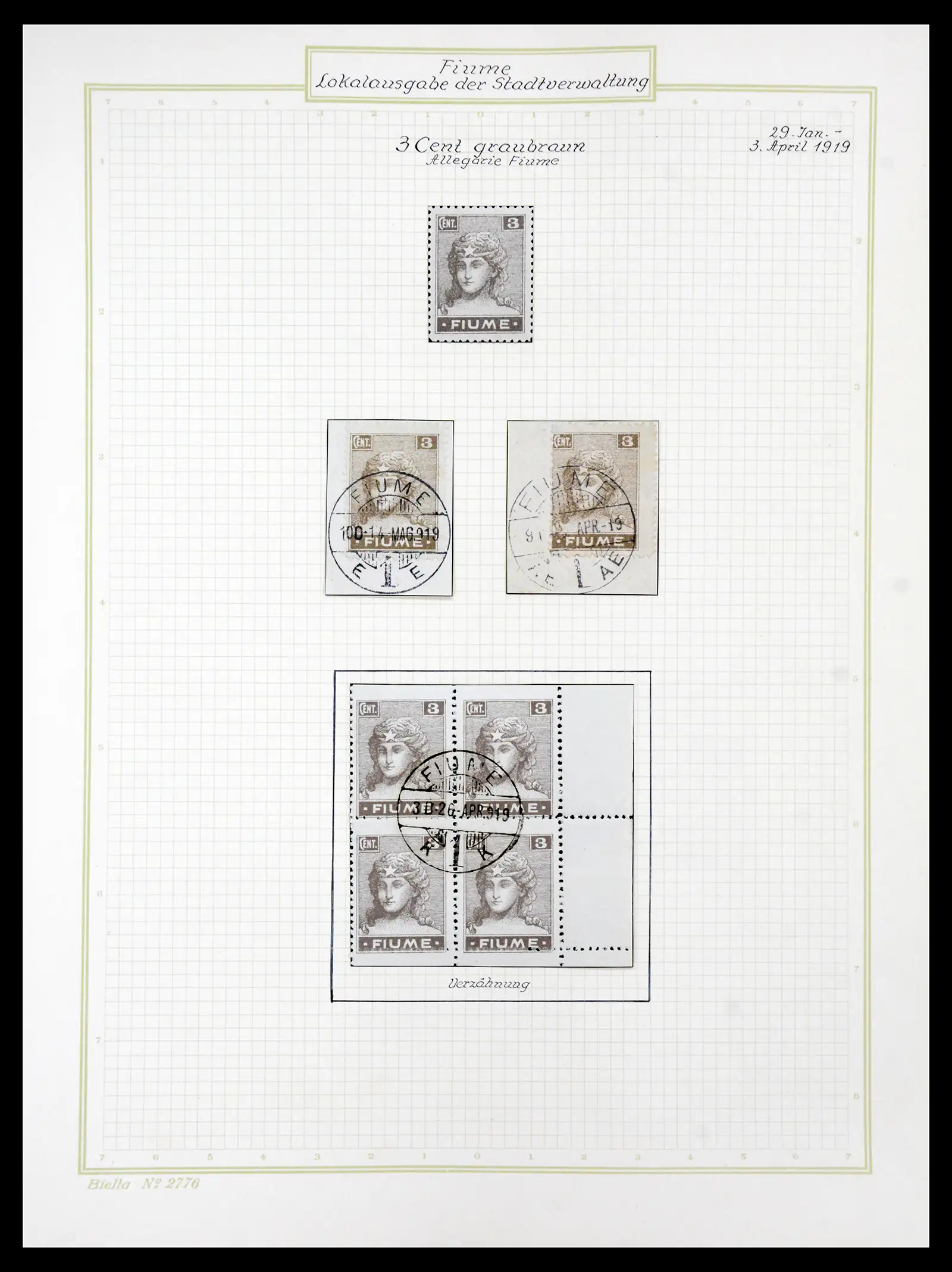 41120 0024 - Stamp collection 41120 Fiume TOP collection 1918-1924.