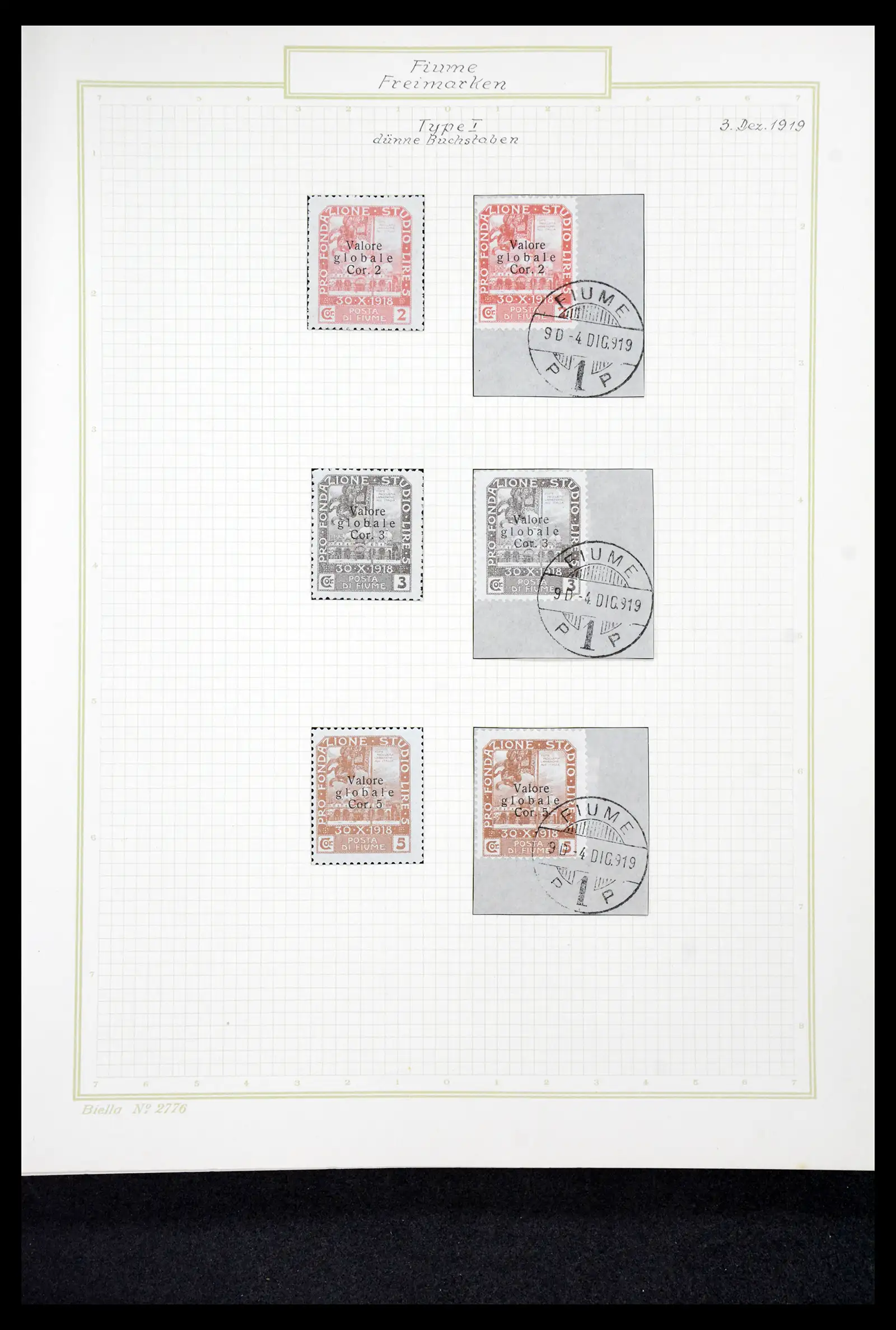 41120 0043 - Stamp collection 41120 Fiume TOP collection 1918-1924.