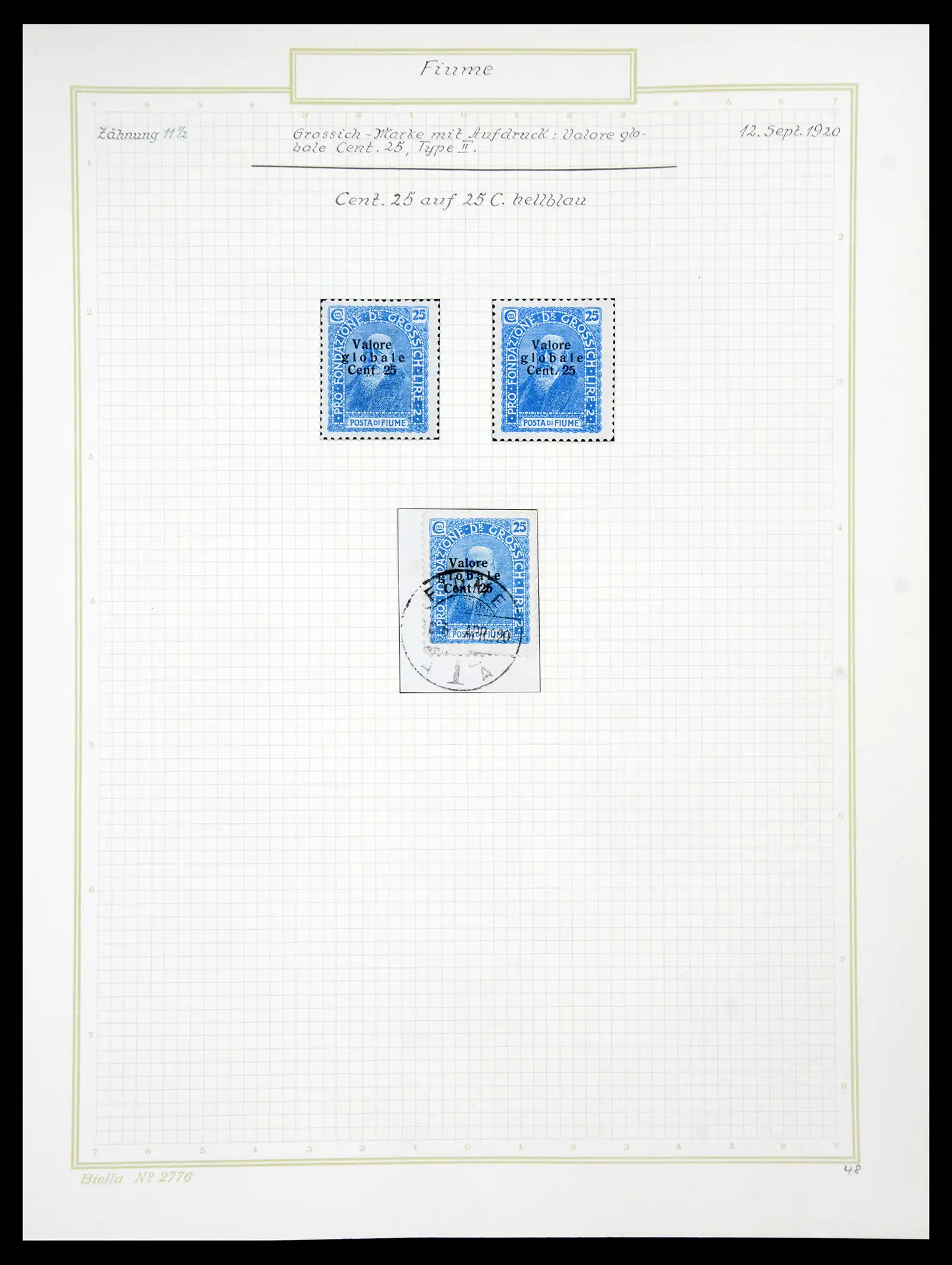 41120 0048 - Stamp collection 41120 Fiume TOP collection 1918-1924.