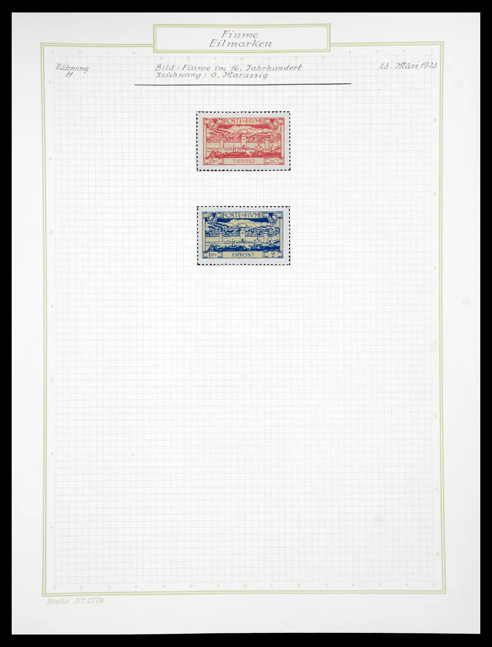 41120 0072 - Stamp collection 41120 Fiume TOP collection 1918-1924.