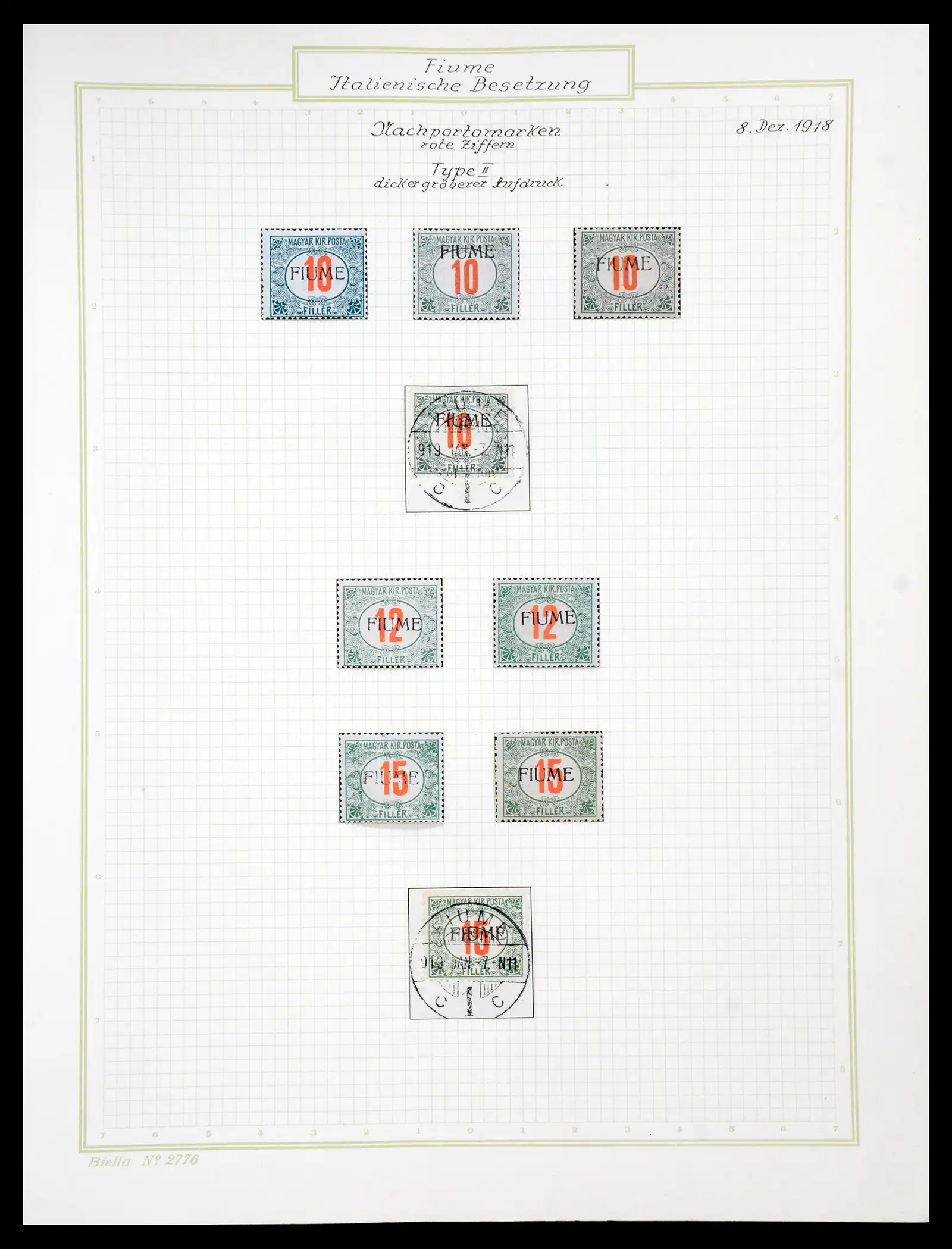 41120 0077 - Stamp collection 41120 Fiume TOP collection 1918-1924.