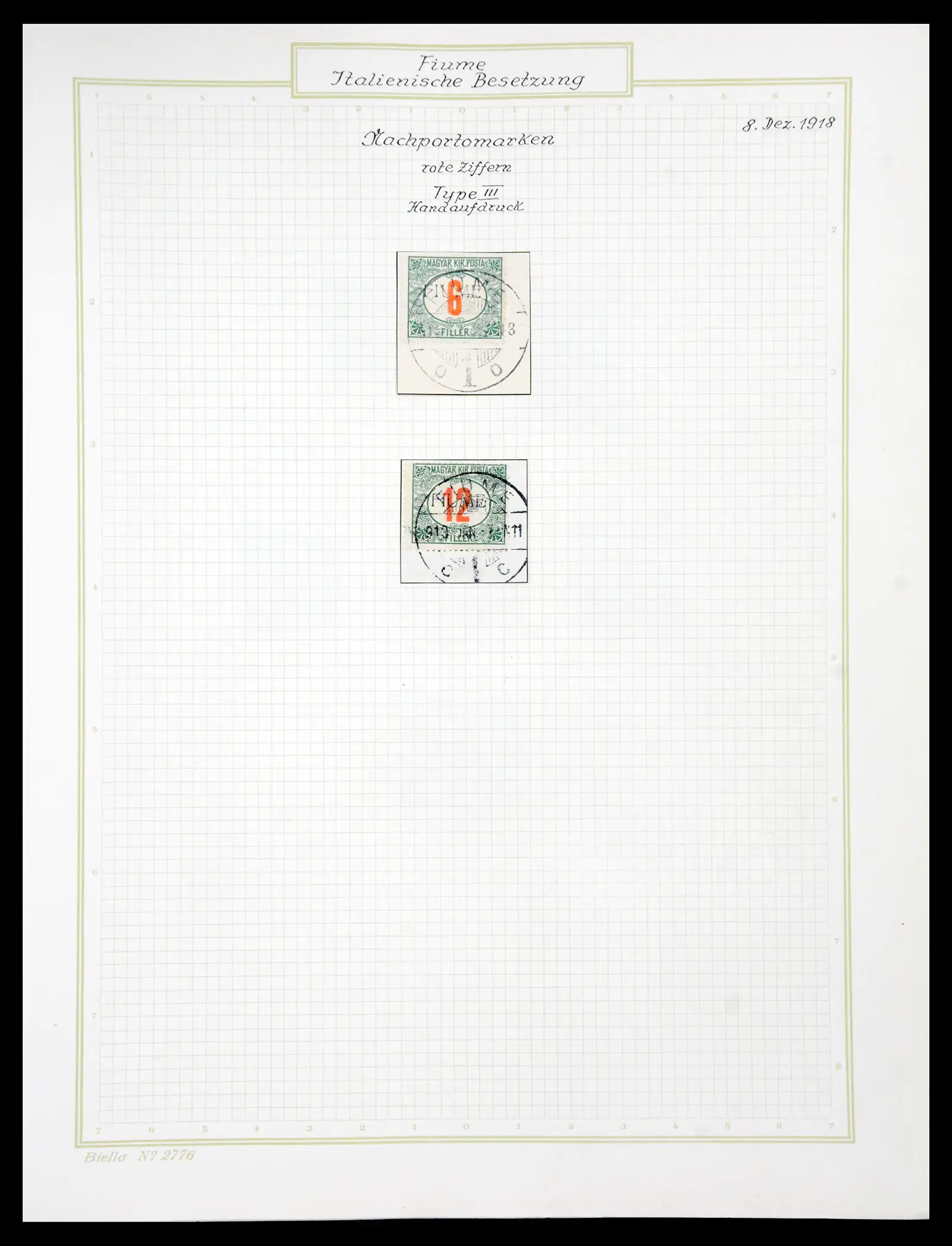 41120 0079 - Stamp collection 41120 Fiume TOP collection 1918-1924.