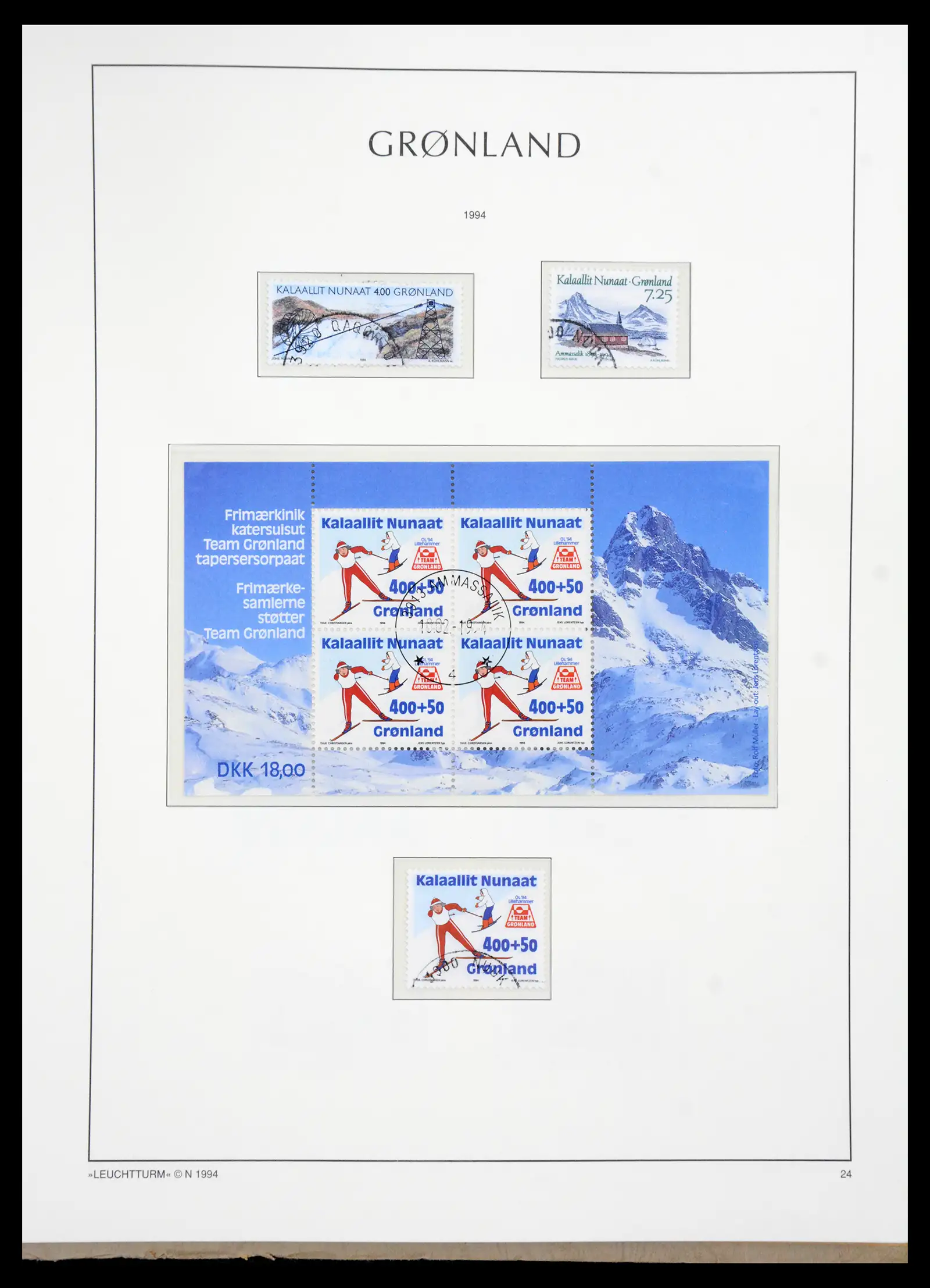 41121 0026 - Stamp collection 41121 Greenland 1938-2000.