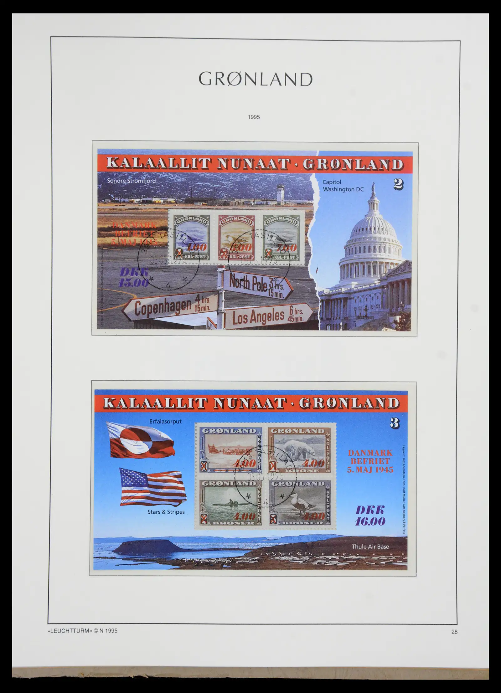 41121 0030 - Stamp collection 41121 Greenland 1938-2000.