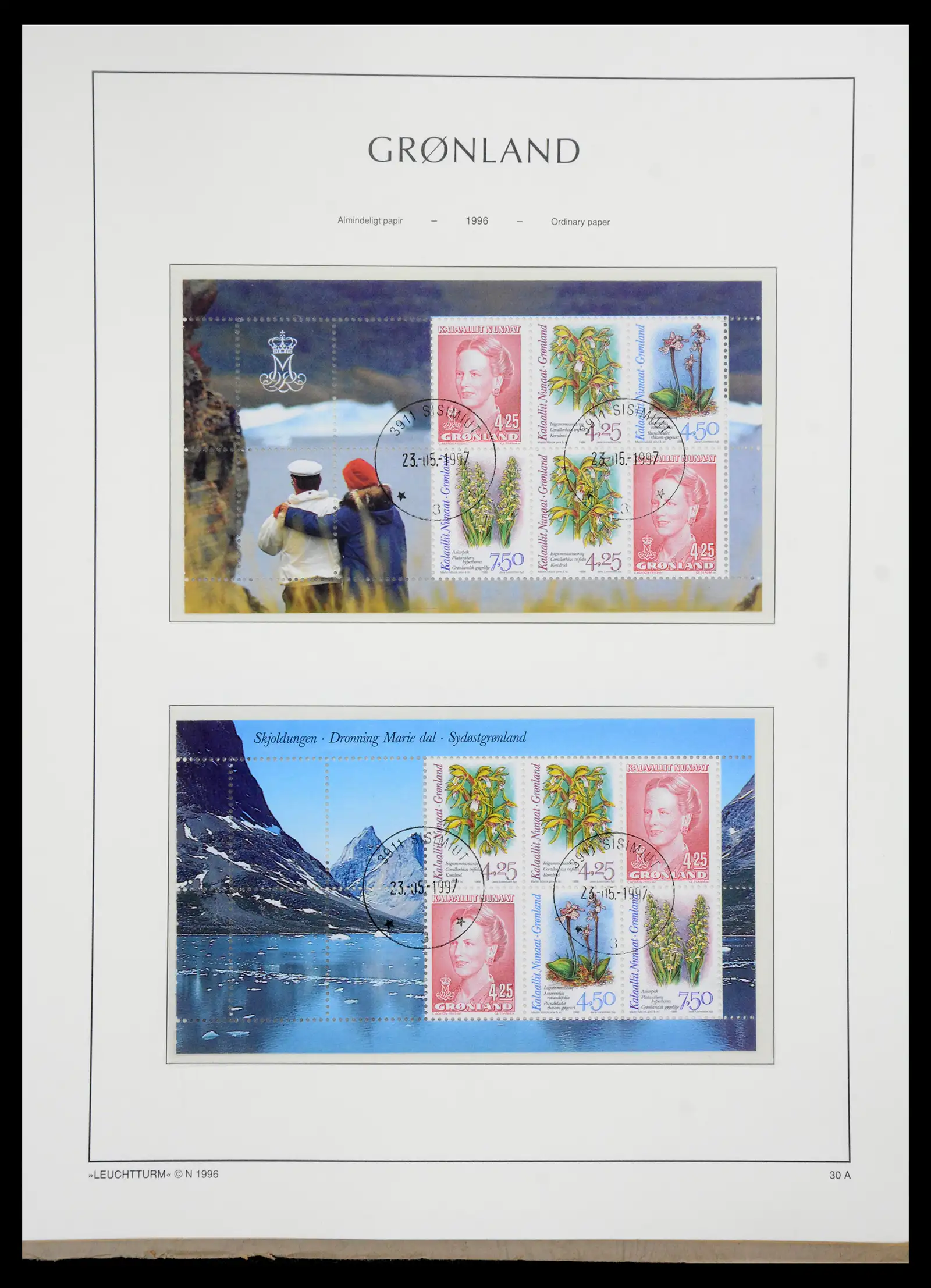 41121 0033 - Stamp collection 41121 Greenland 1938-2000.