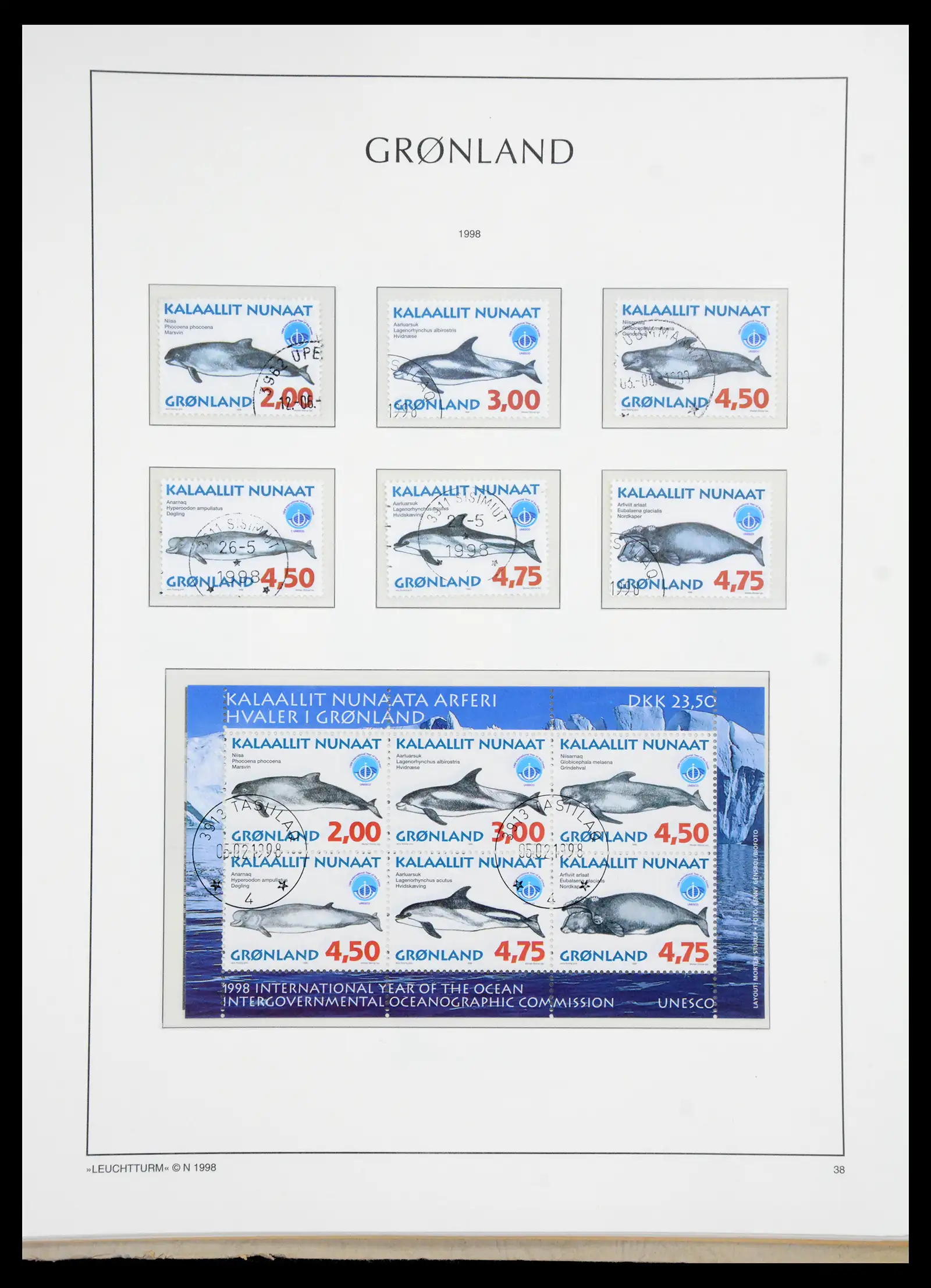 41121 0047 - Stamp collection 41121 Greenland 1938-2000.