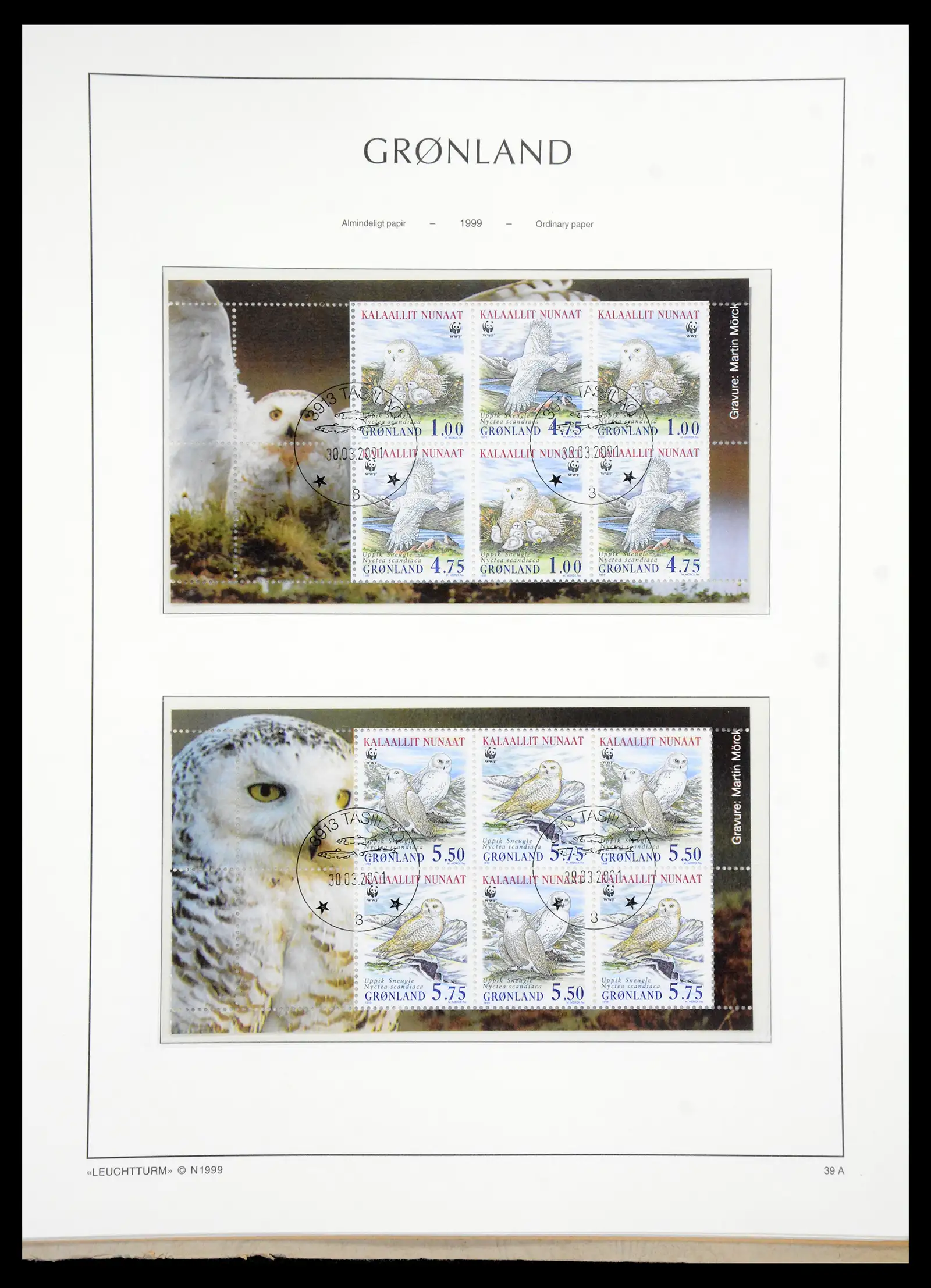 41121 0049 - Stamp collection 41121 Greenland 1938-2000.