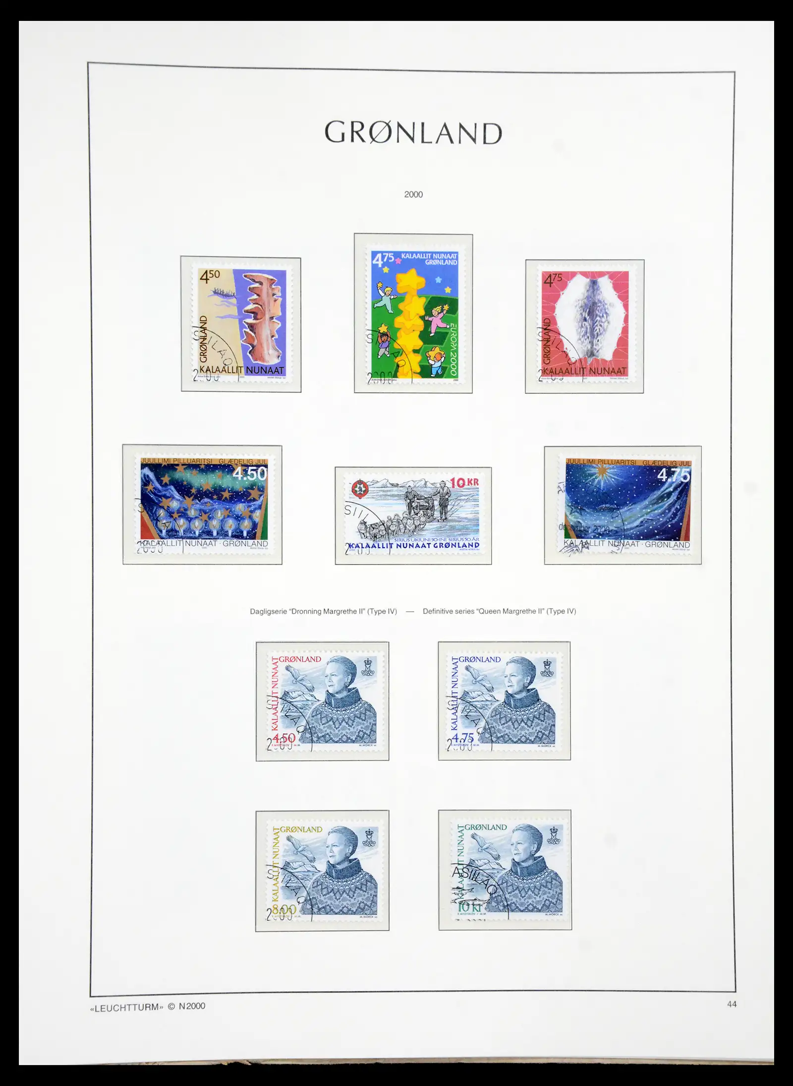 41121 0055 - Stamp collection 41121 Greenland 1938-2000.
