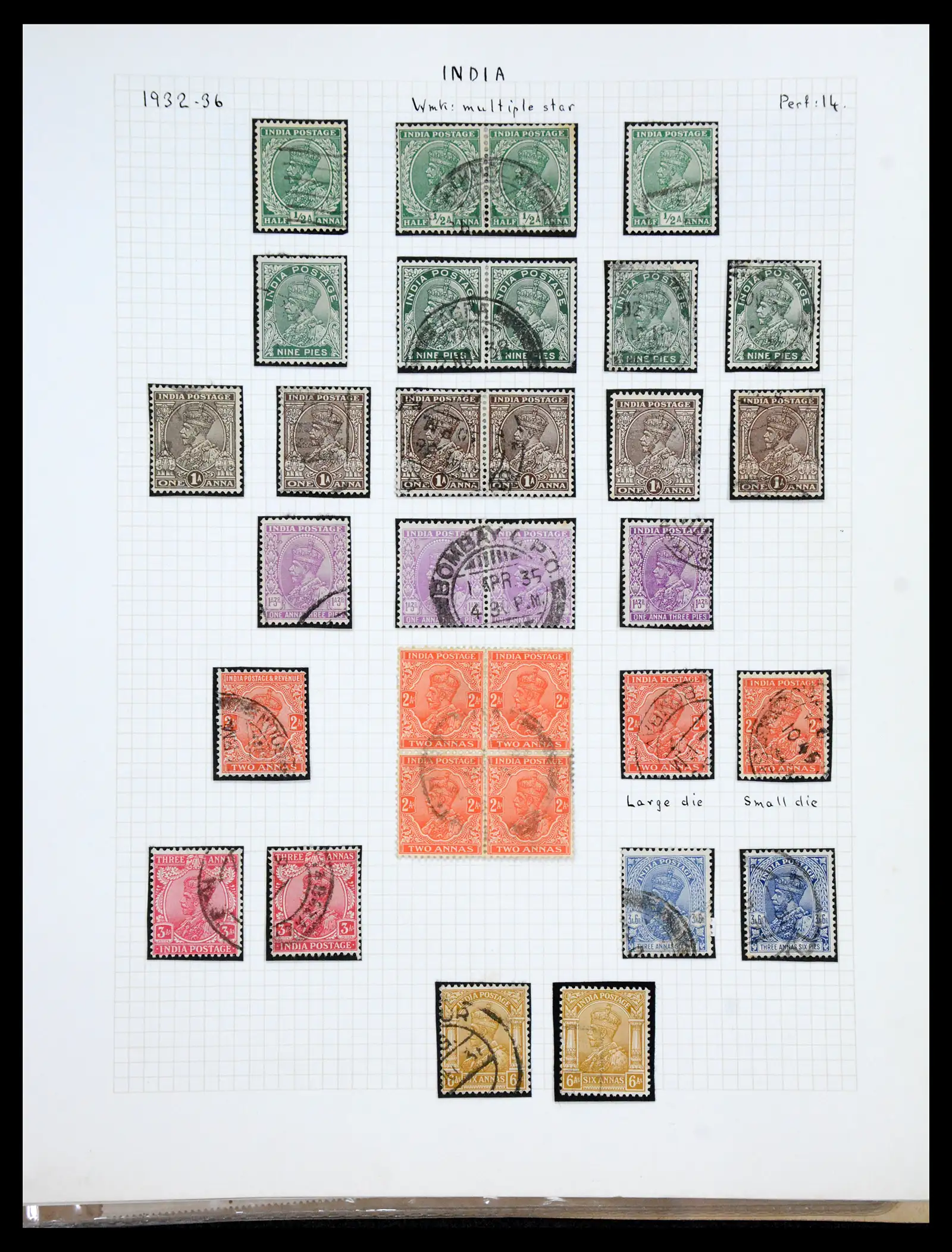 41122 0026 - Stamp collection 41122 India 1854-1958.