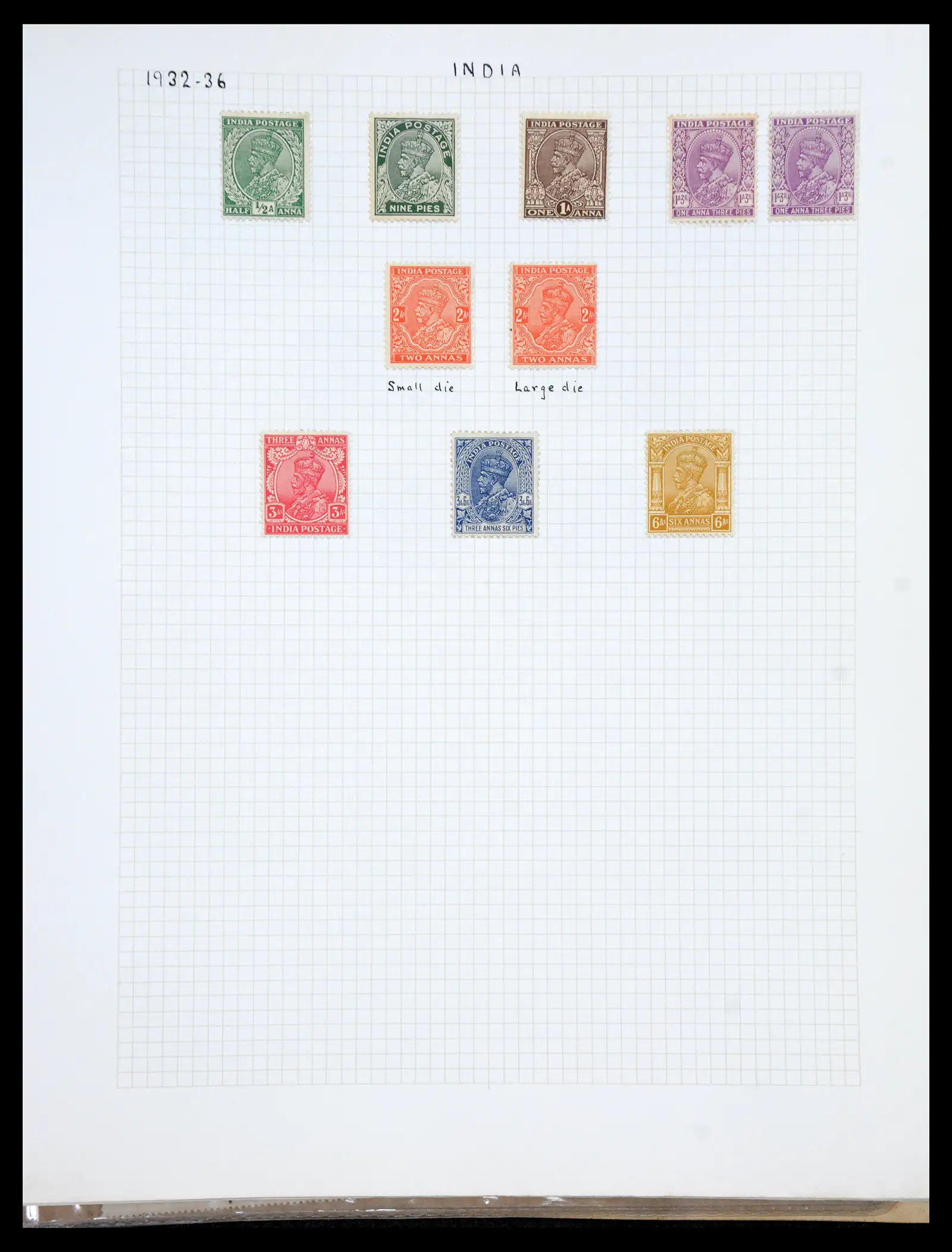 41122 0027 - Stamp collection 41122 India 1854-1958.