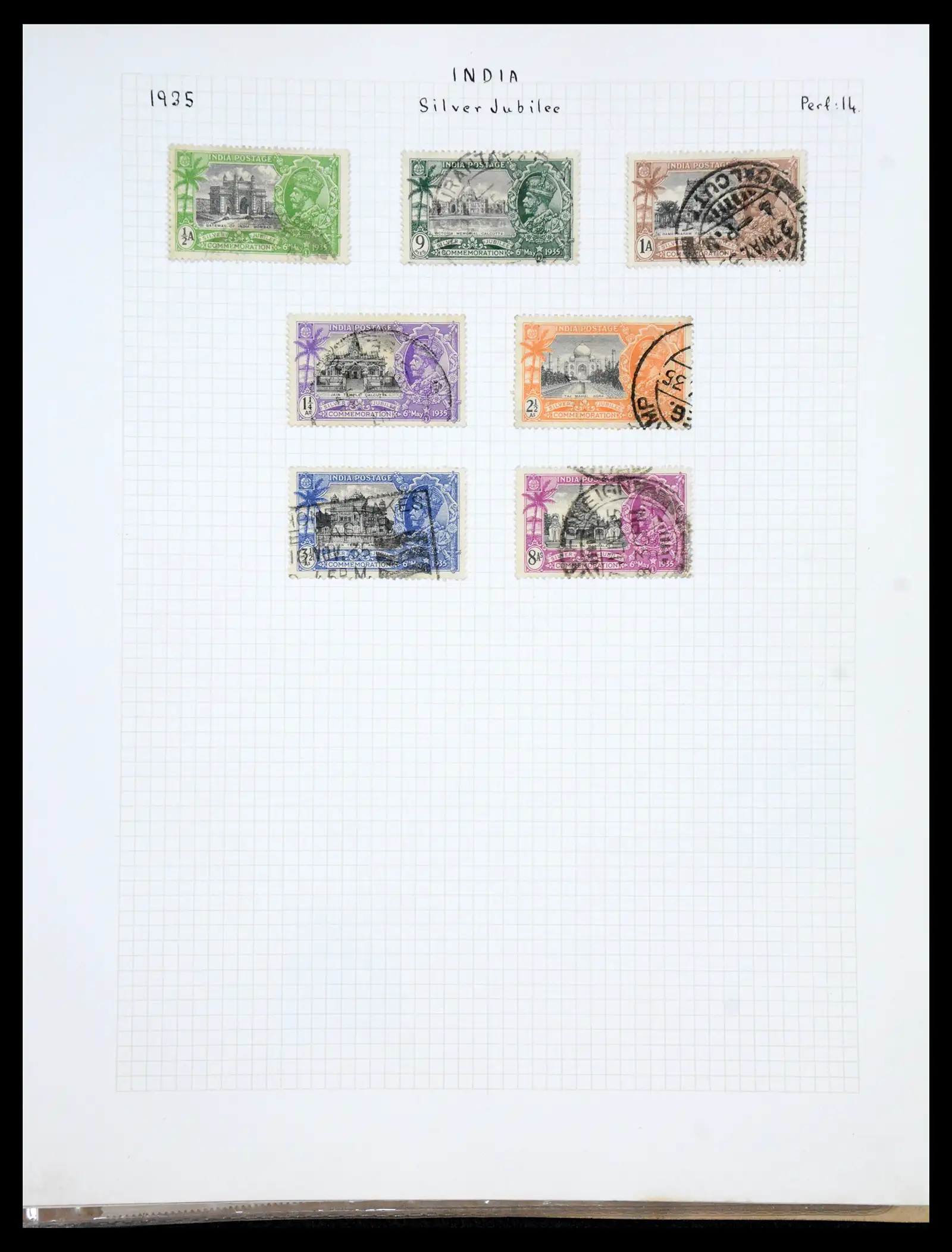 41122 0028 - Stamp collection 41122 India 1854-1958.