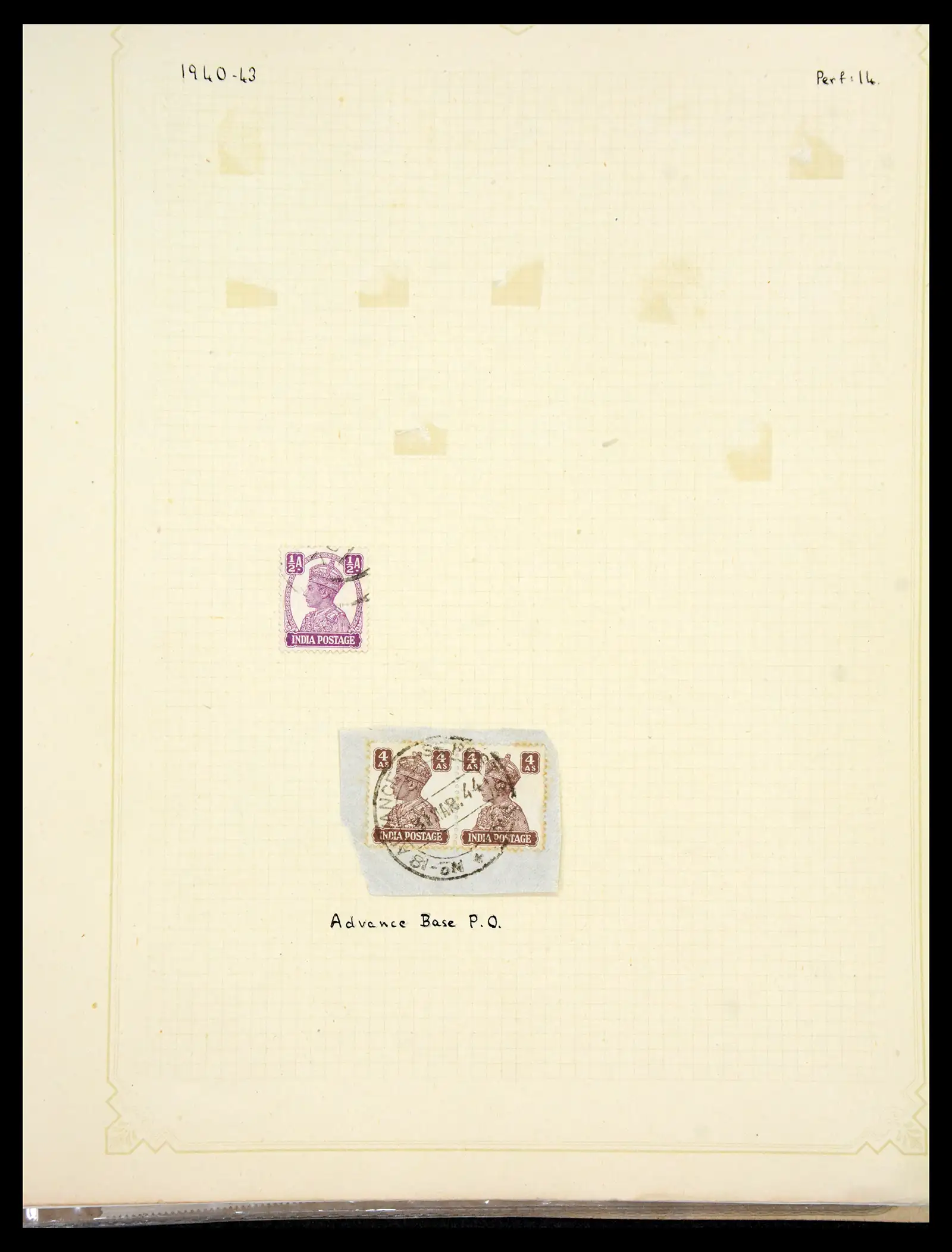 41122 0030 - Stamp collection 41122 India 1854-1958.