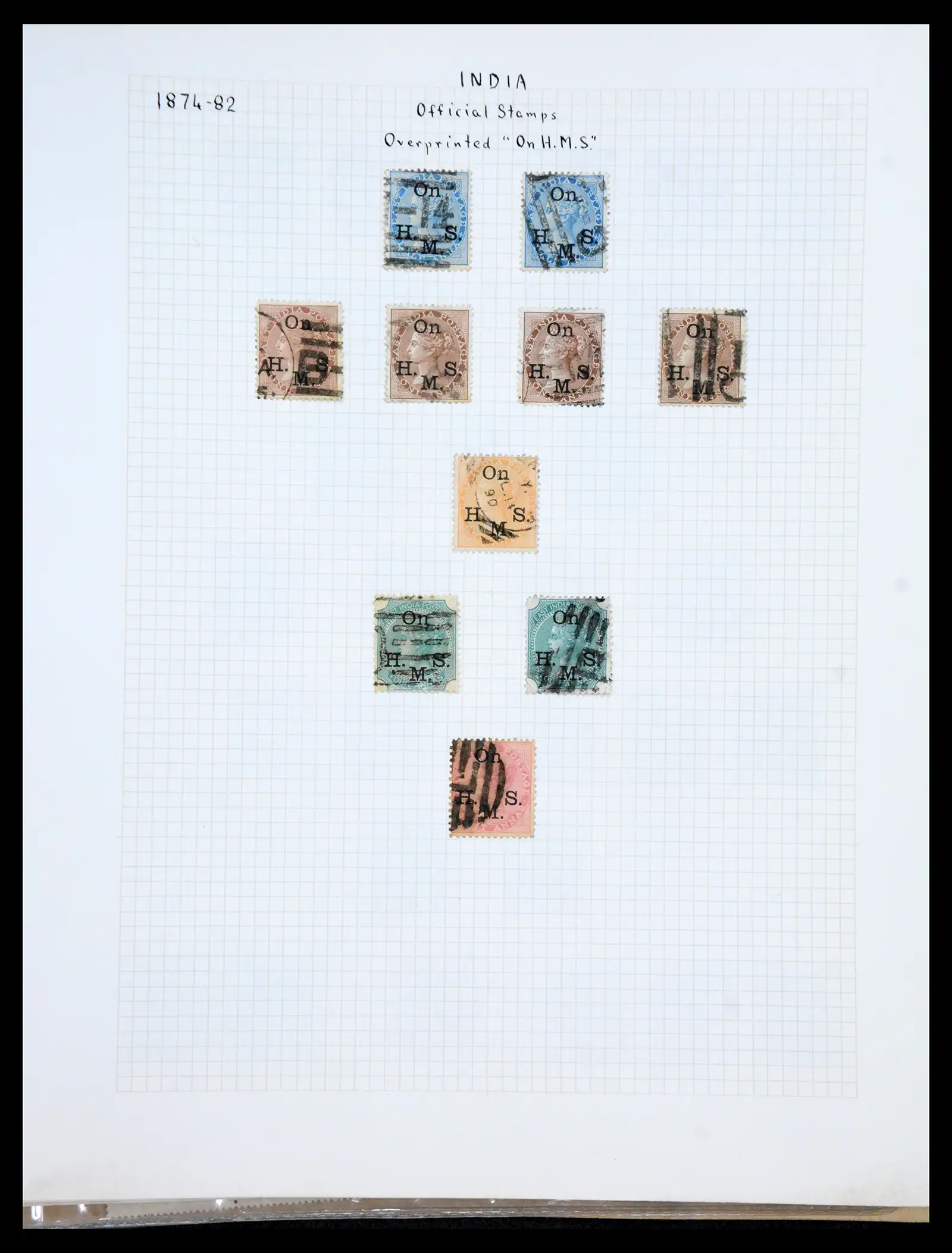 41122 0039 - Stamp collection 41122 India 1854-1958.