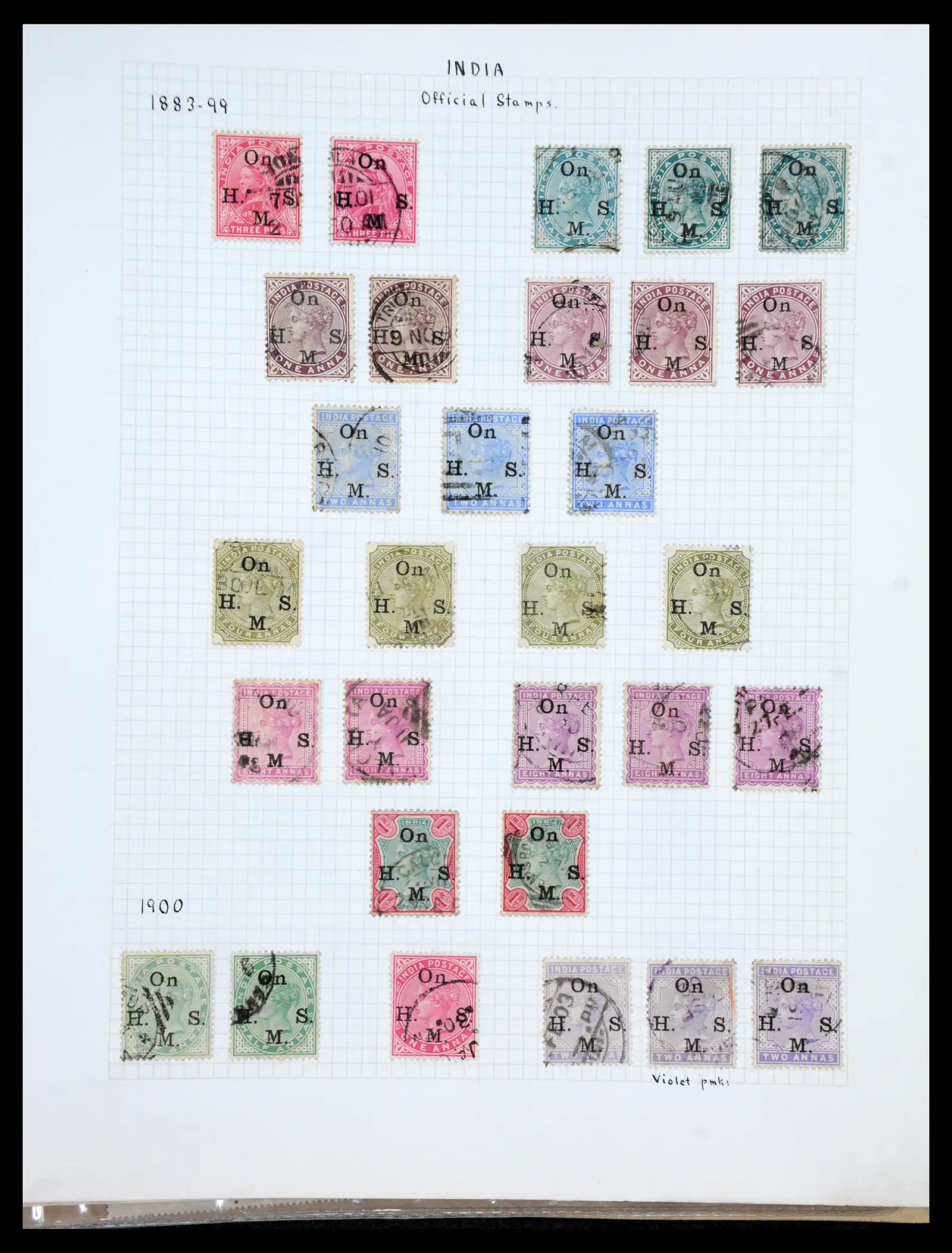 41122 0040 - Stamp collection 41122 India 1854-1958.