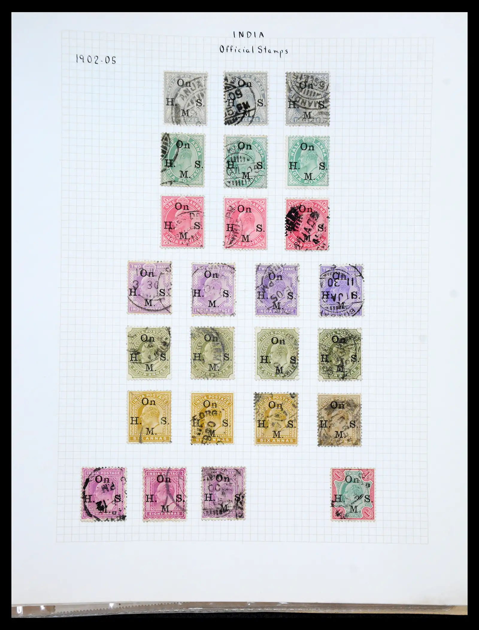 41122 0041 - Stamp collection 41122 India 1854-1958.