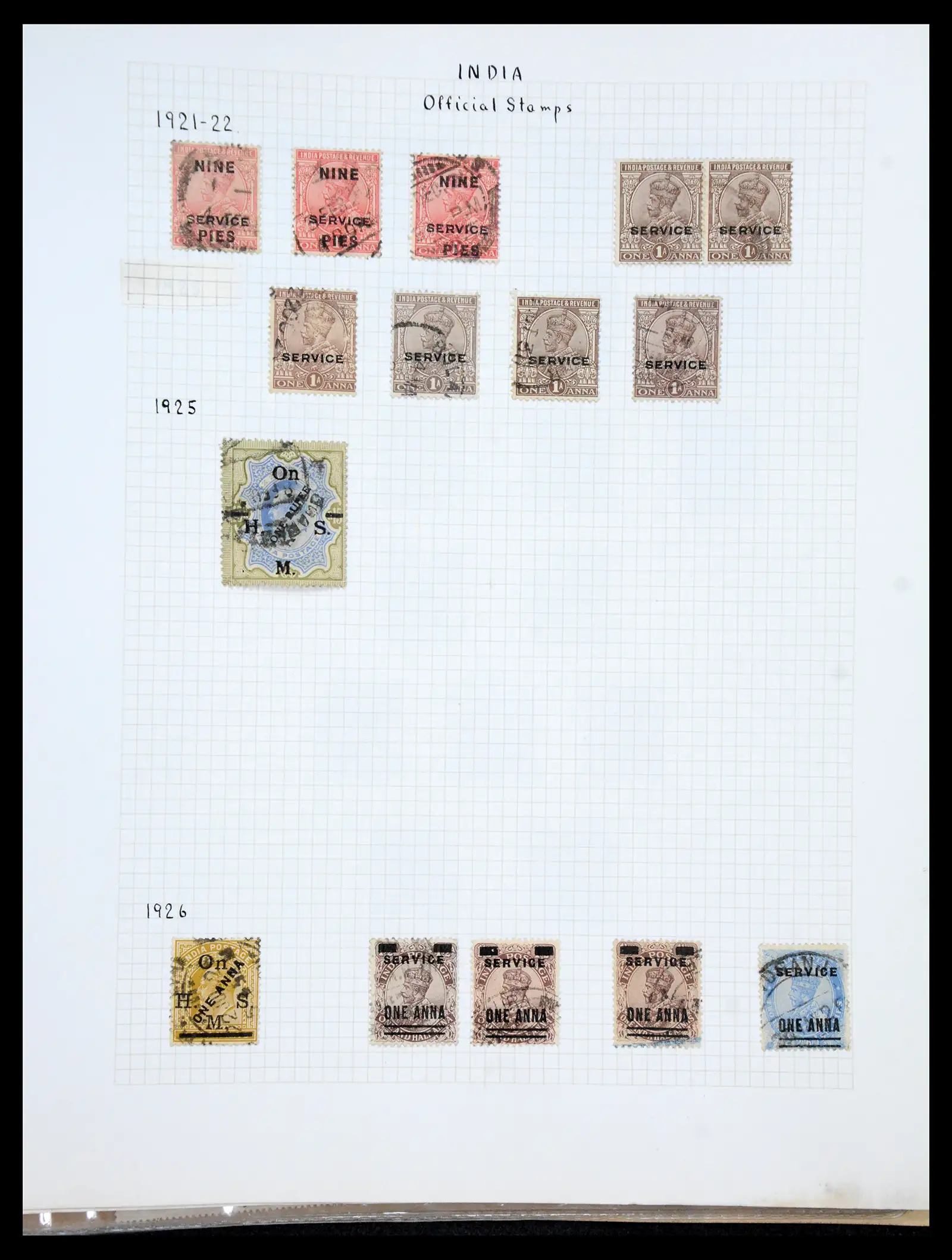41122 0044 - Stamp collection 41122 India 1854-1958.