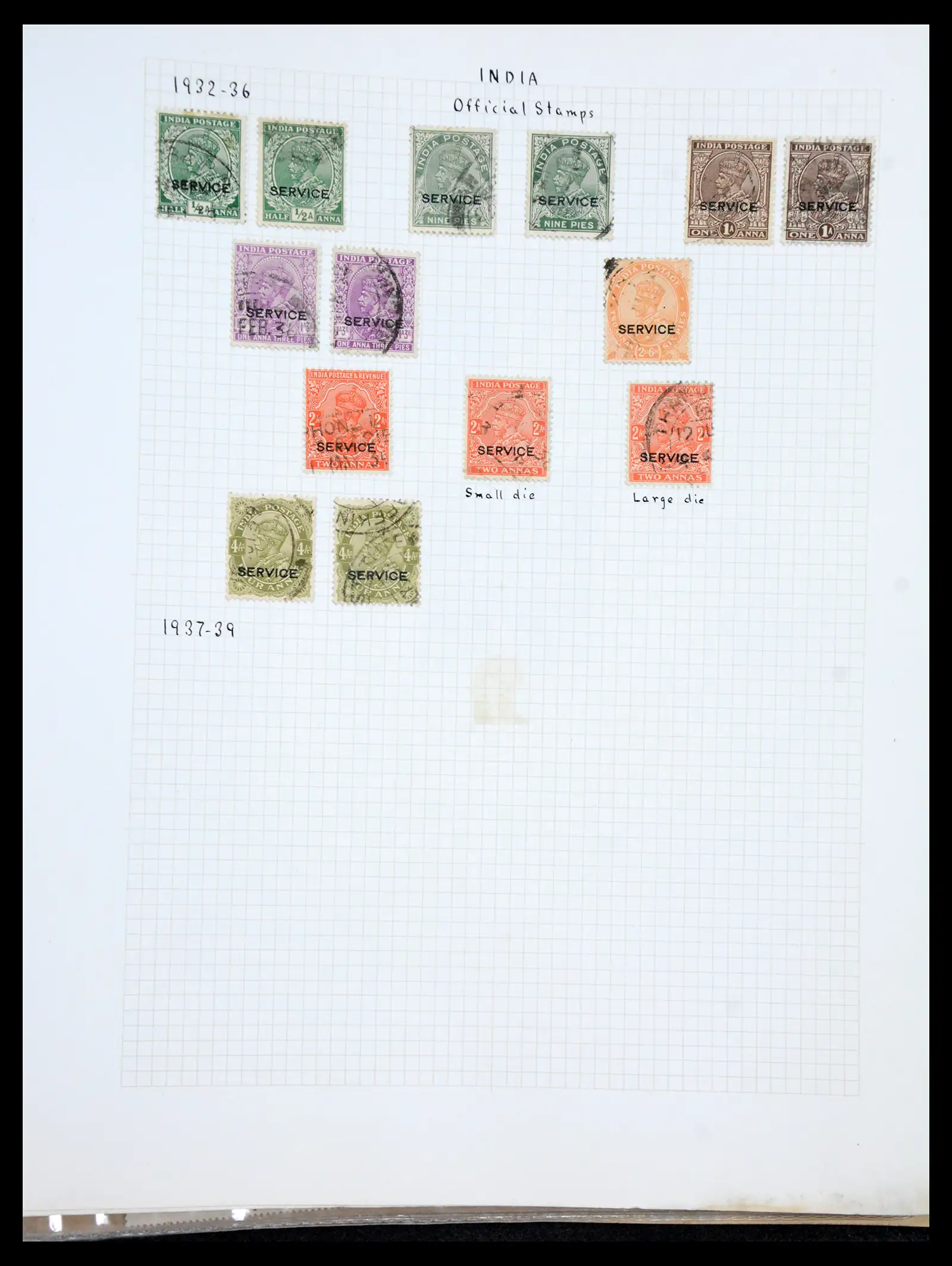 41122 0046 - Stamp collection 41122 India 1854-1958.