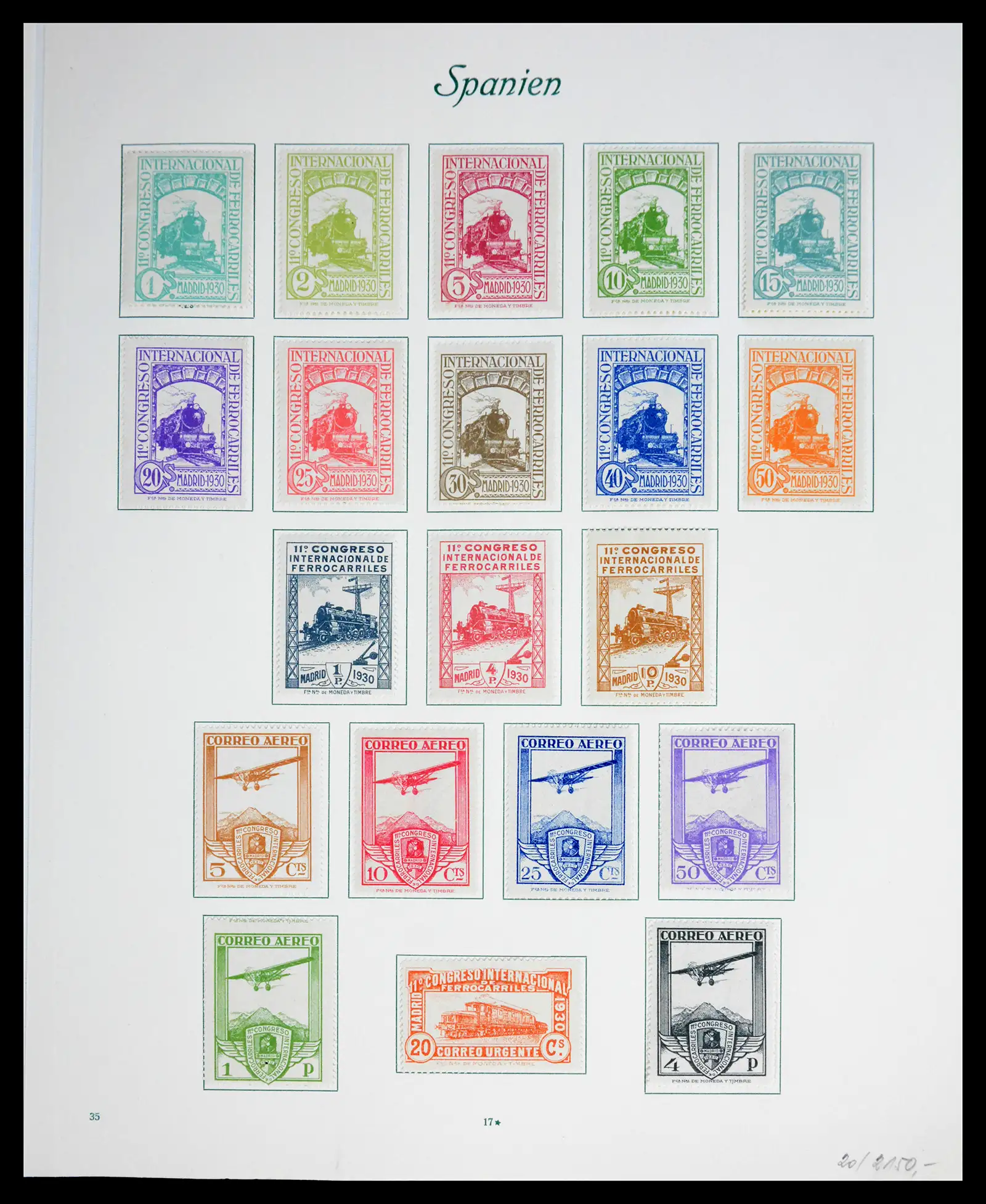 41125 0022 - Stamp collection 41125 Spain 1850-1932.