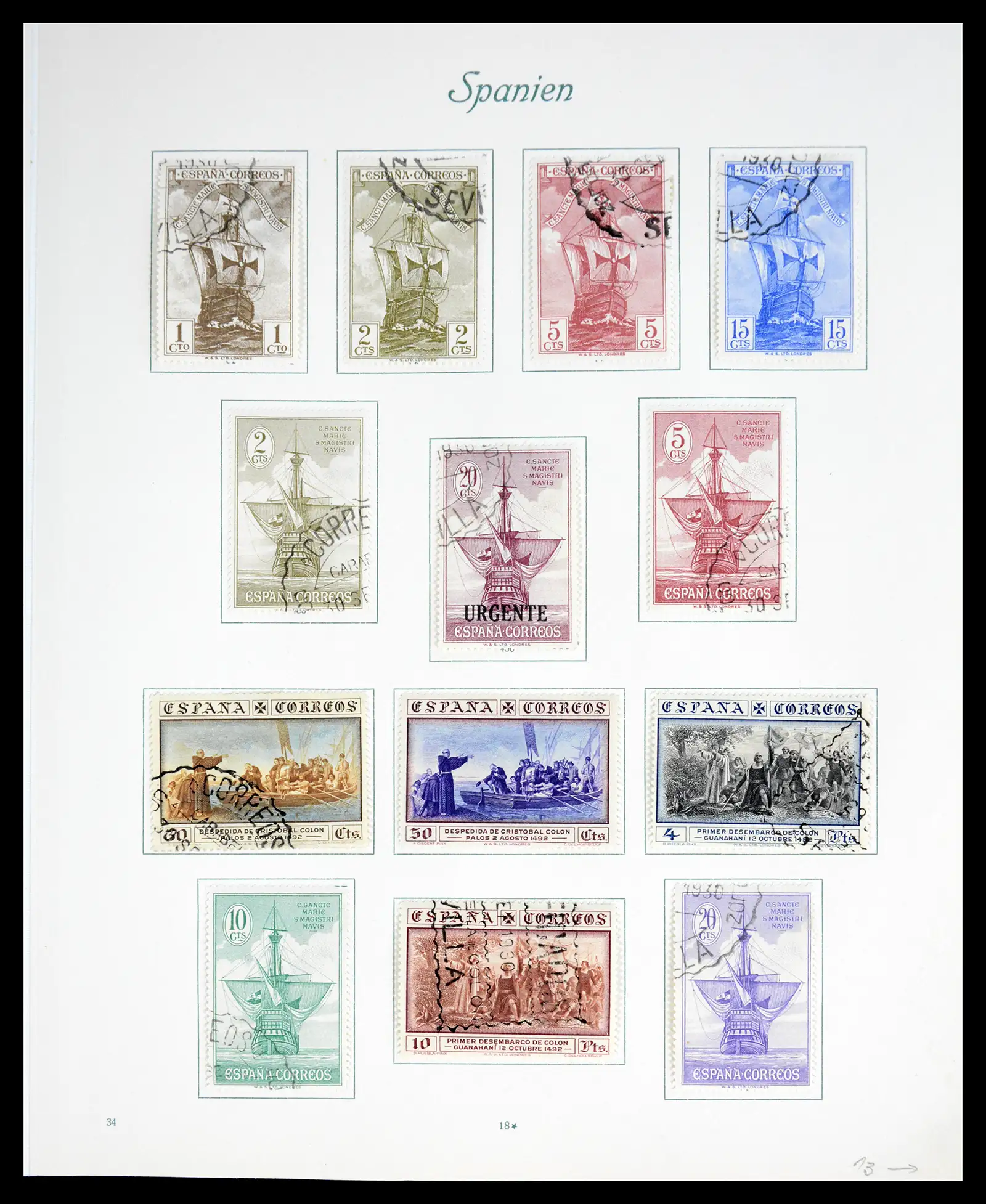 41125 0025 - Stamp collection 41125 Spain 1850-1932.