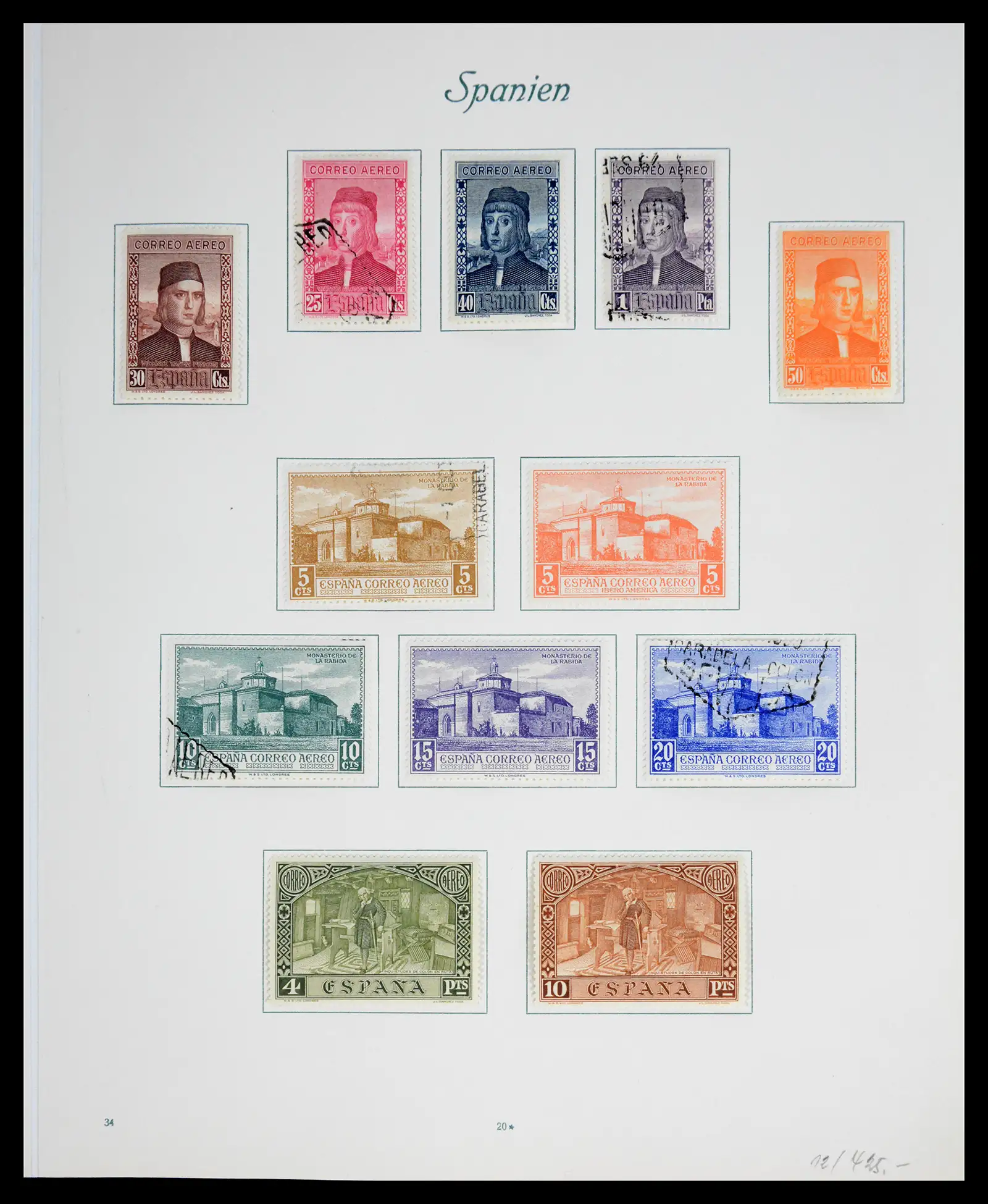 41125 0027 - Stamp collection 41125 Spain 1850-1932.