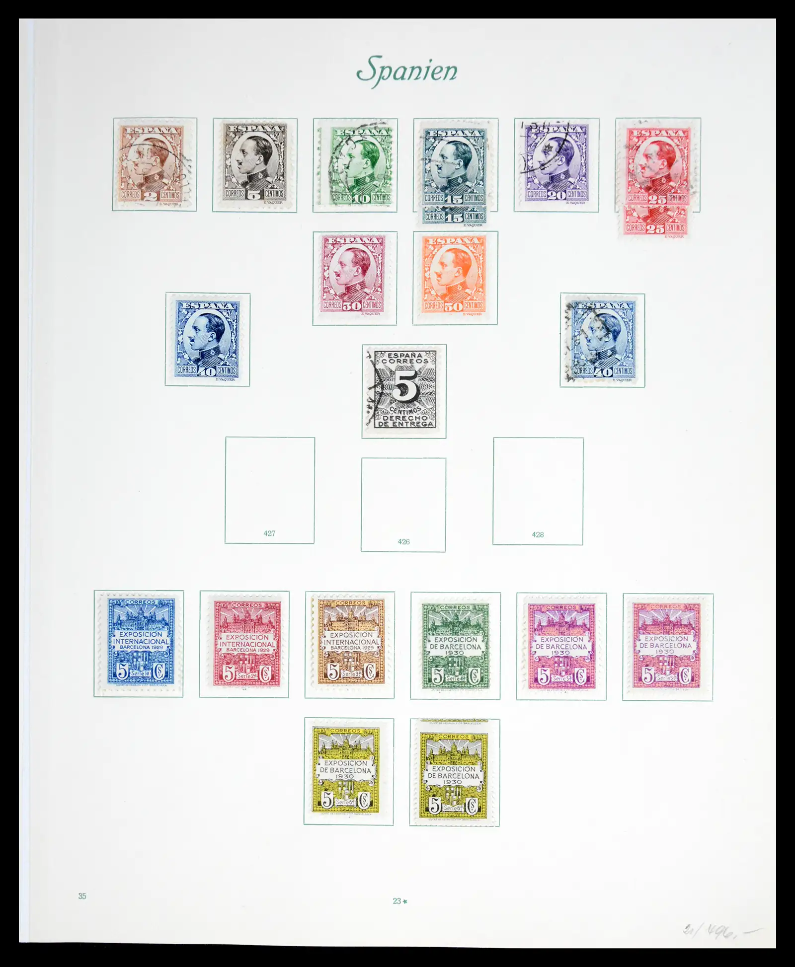 41125 0030 - Stamp collection 41125 Spain 1850-1932.