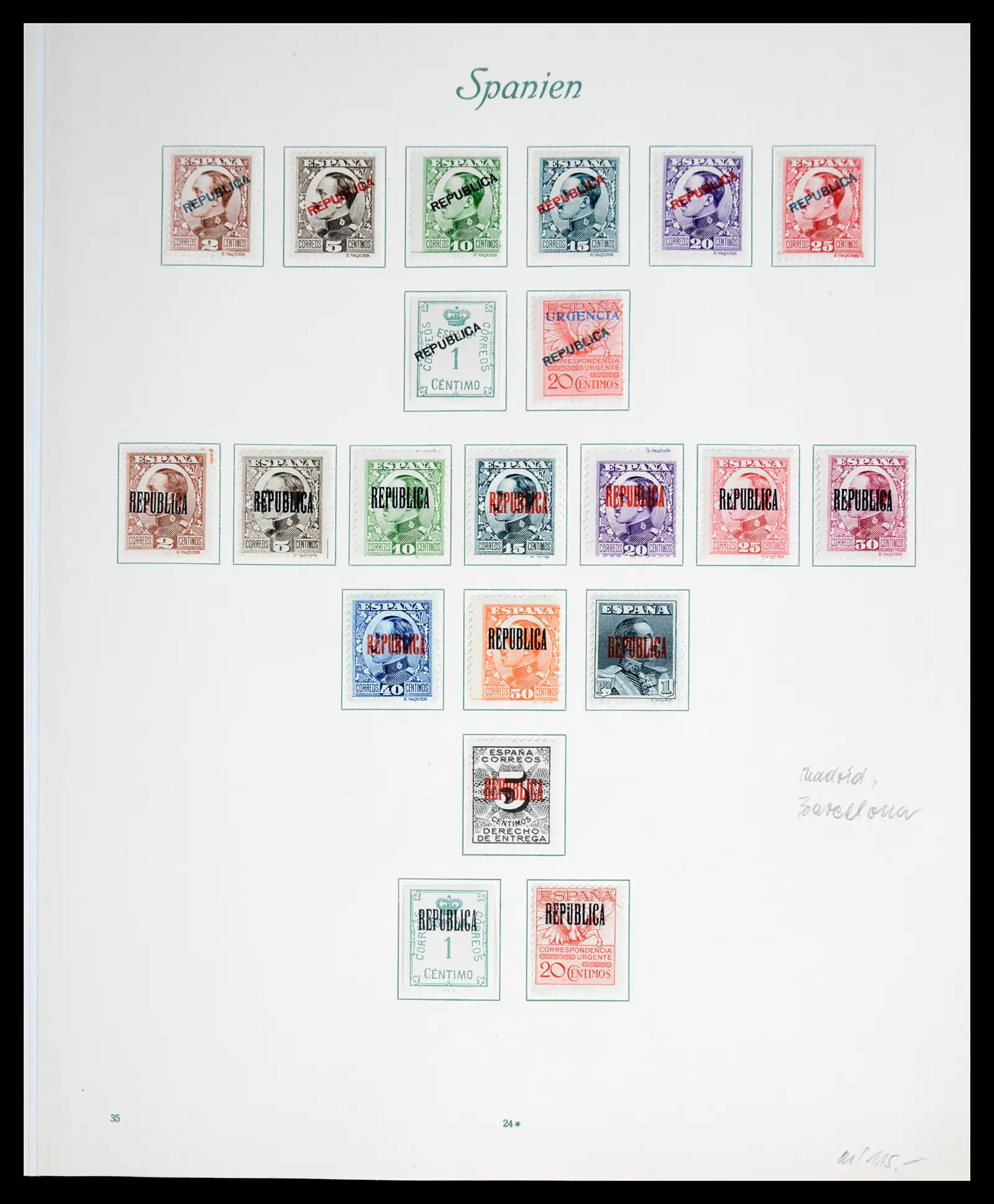 41125 0031 - Stamp collection 41125 Spain 1850-1932.