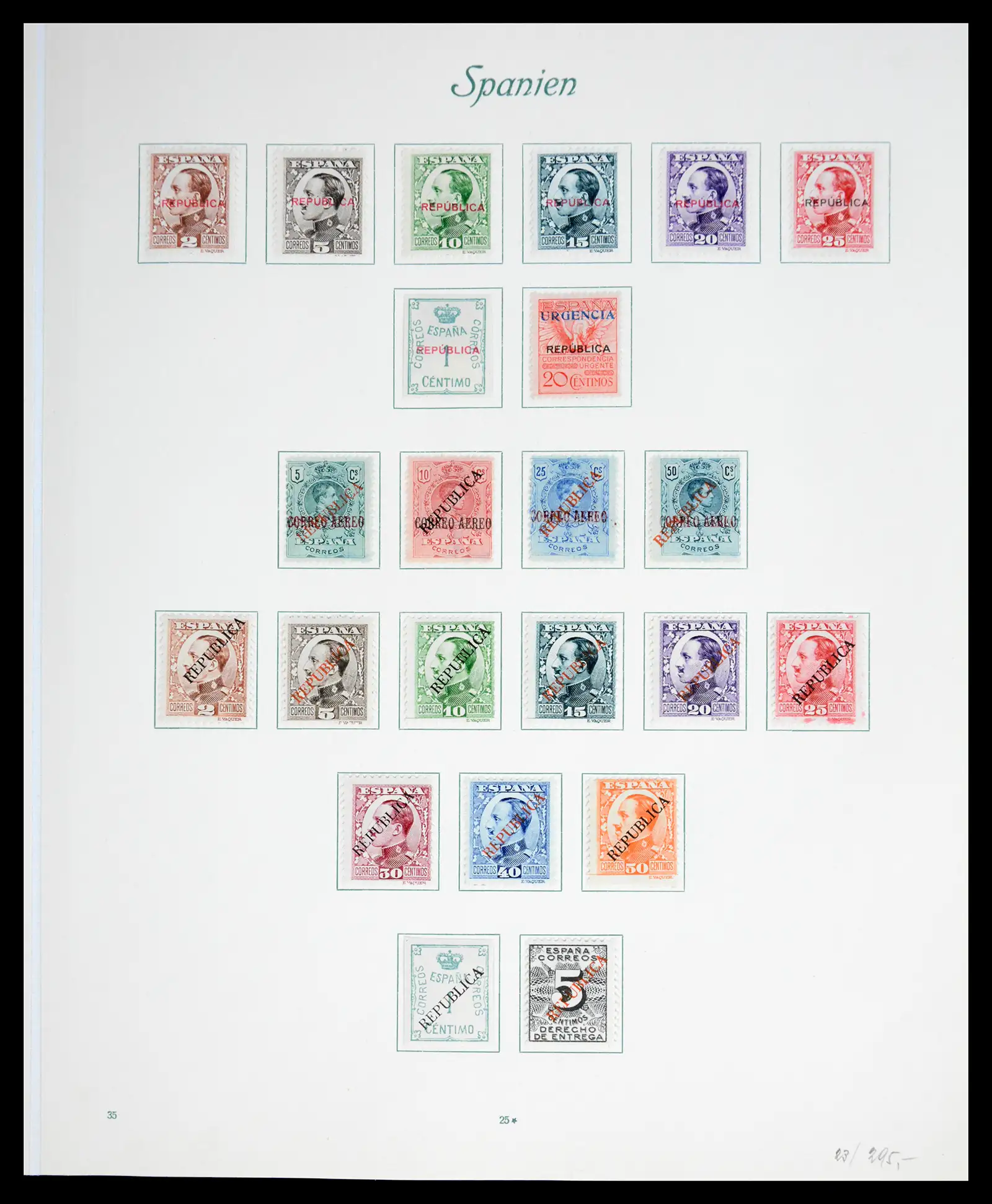 41125 0032 - Stamp collection 41125 Spain 1850-1932.