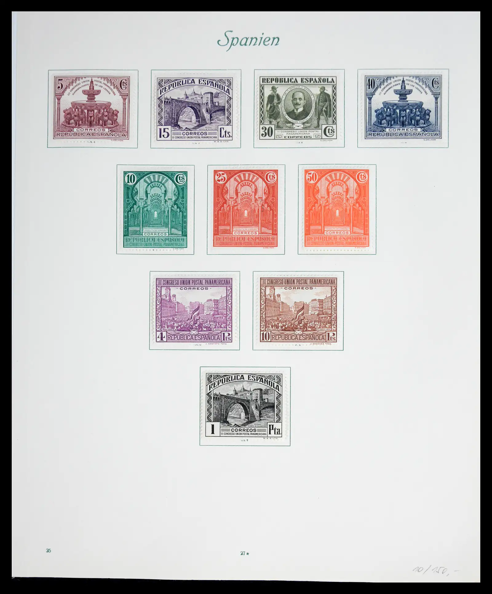 41125 0034 - Stamp collection 41125 Spain 1850-1932.