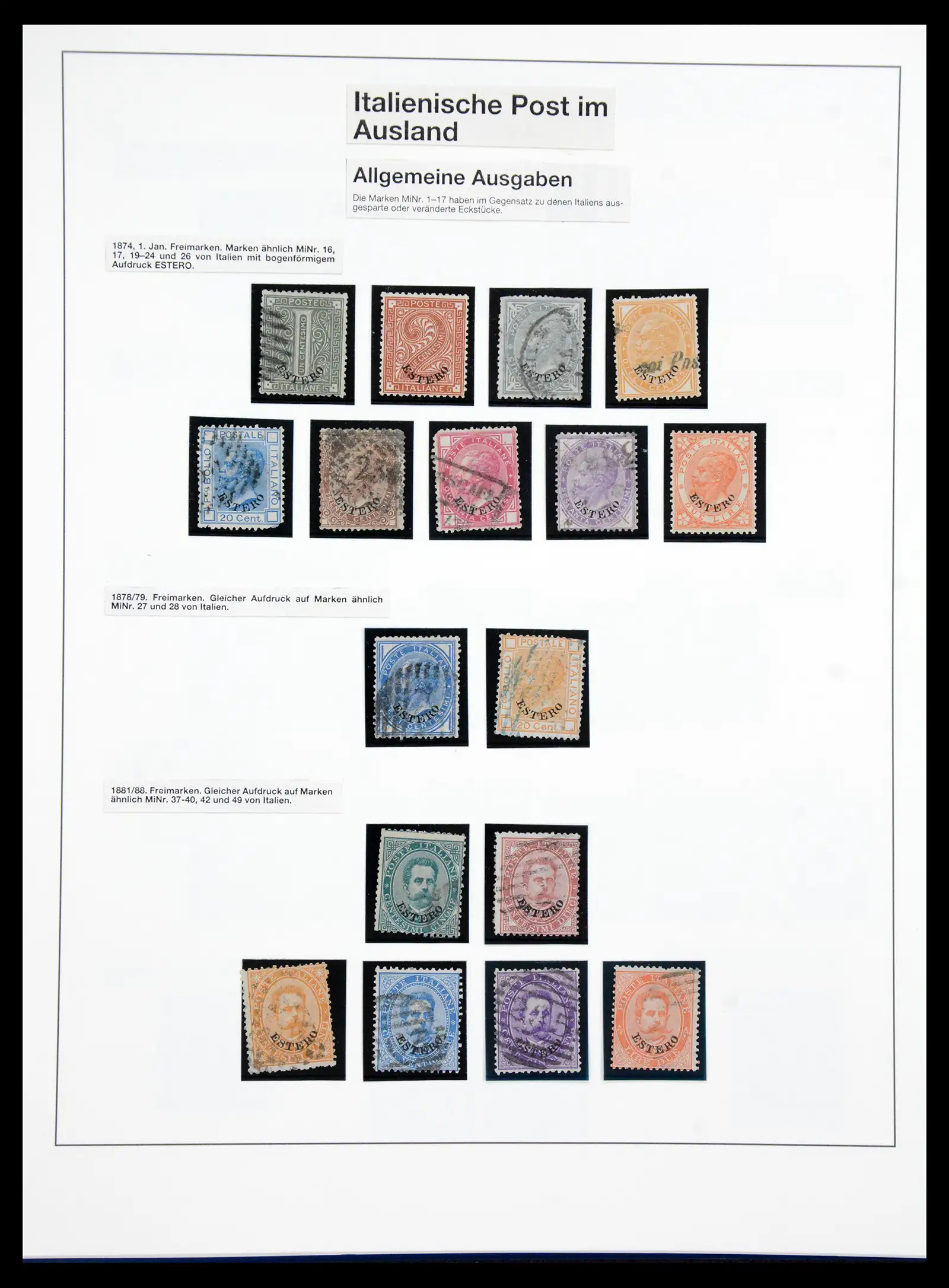 41128 0055 - Stamp collection 41128 Italy, territories and colonies 1861-1981.