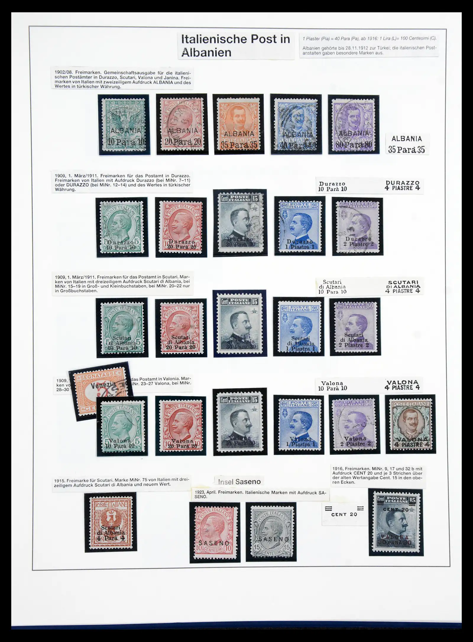 41128 0056 - Stamp collection 41128 Italy, territories and colonies 1861-1981.
