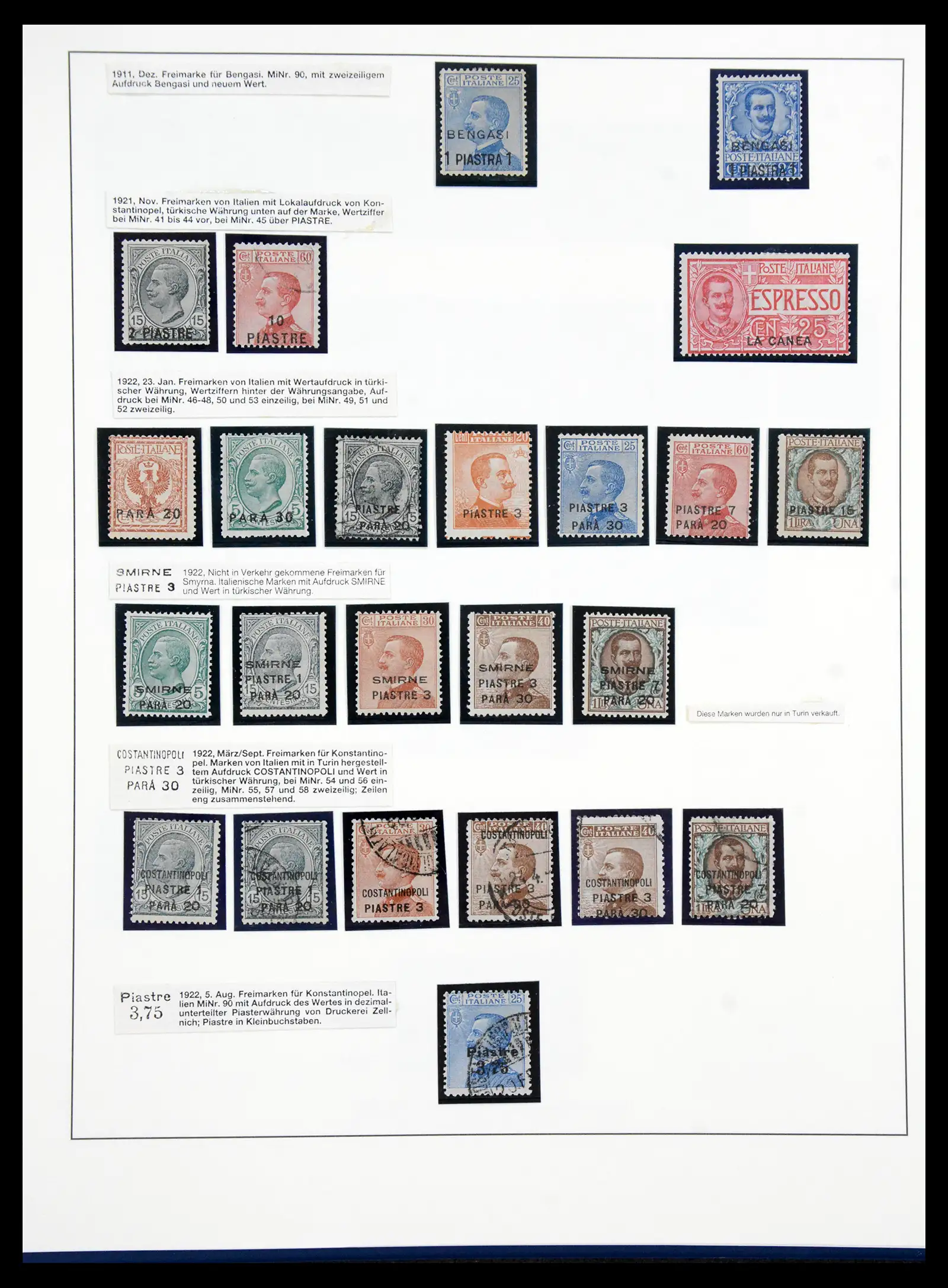 41128 0059 - Stamp collection 41128 Italy, territories and colonies 1861-1981.