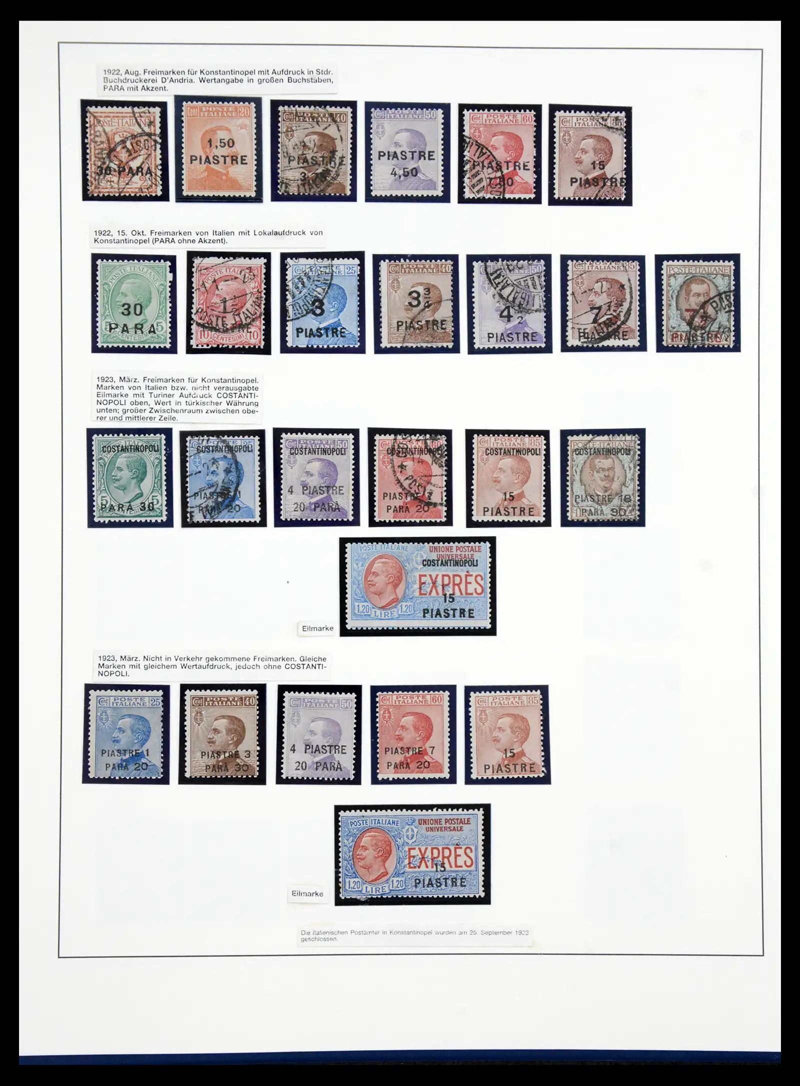 41128 0060 - Stamp collection 41128 Italy, territories and colonies 1861-1981.