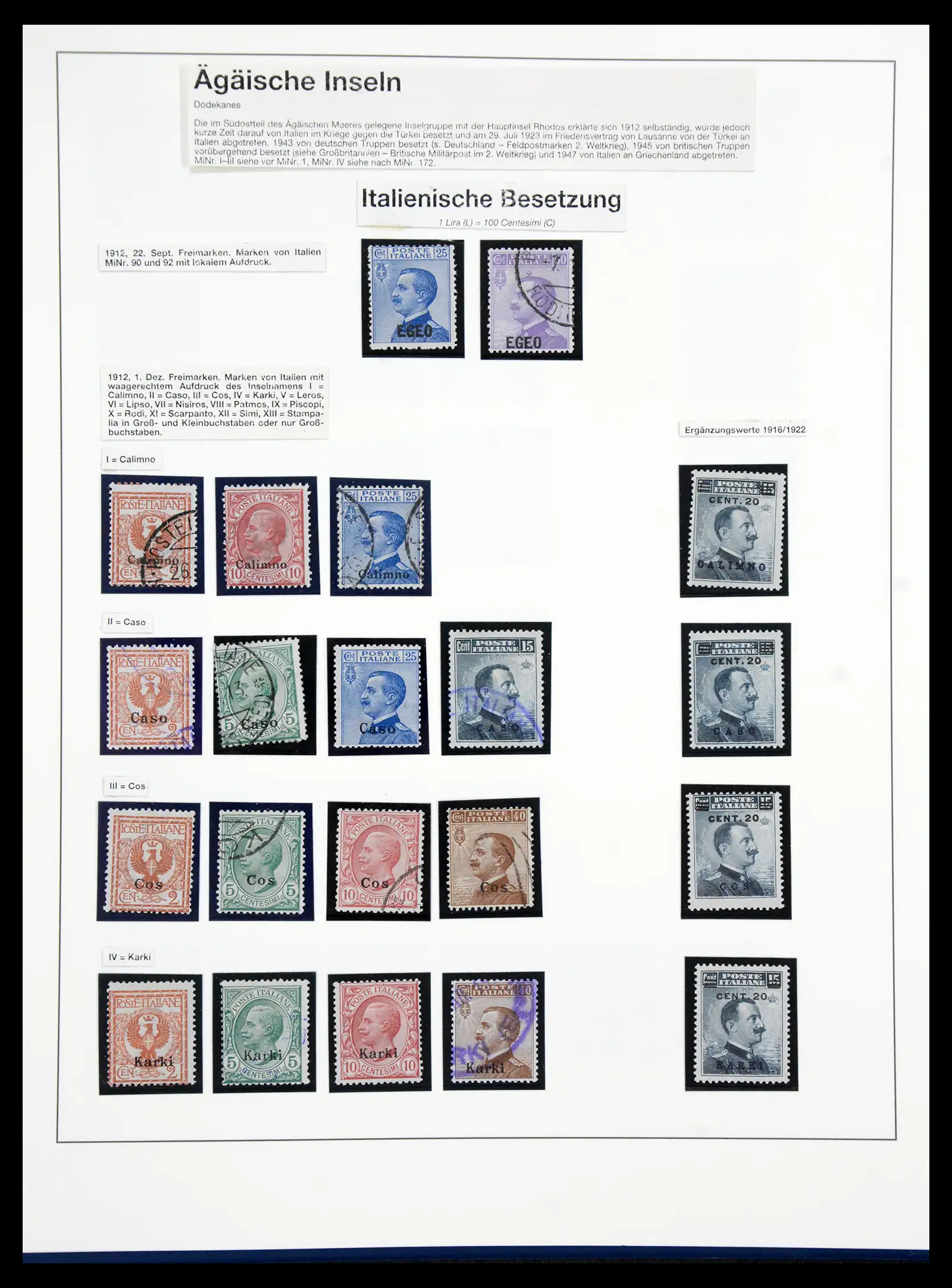 41128 0061 - Stamp collection 41128 Italy, territories and colonies 1861-1981.