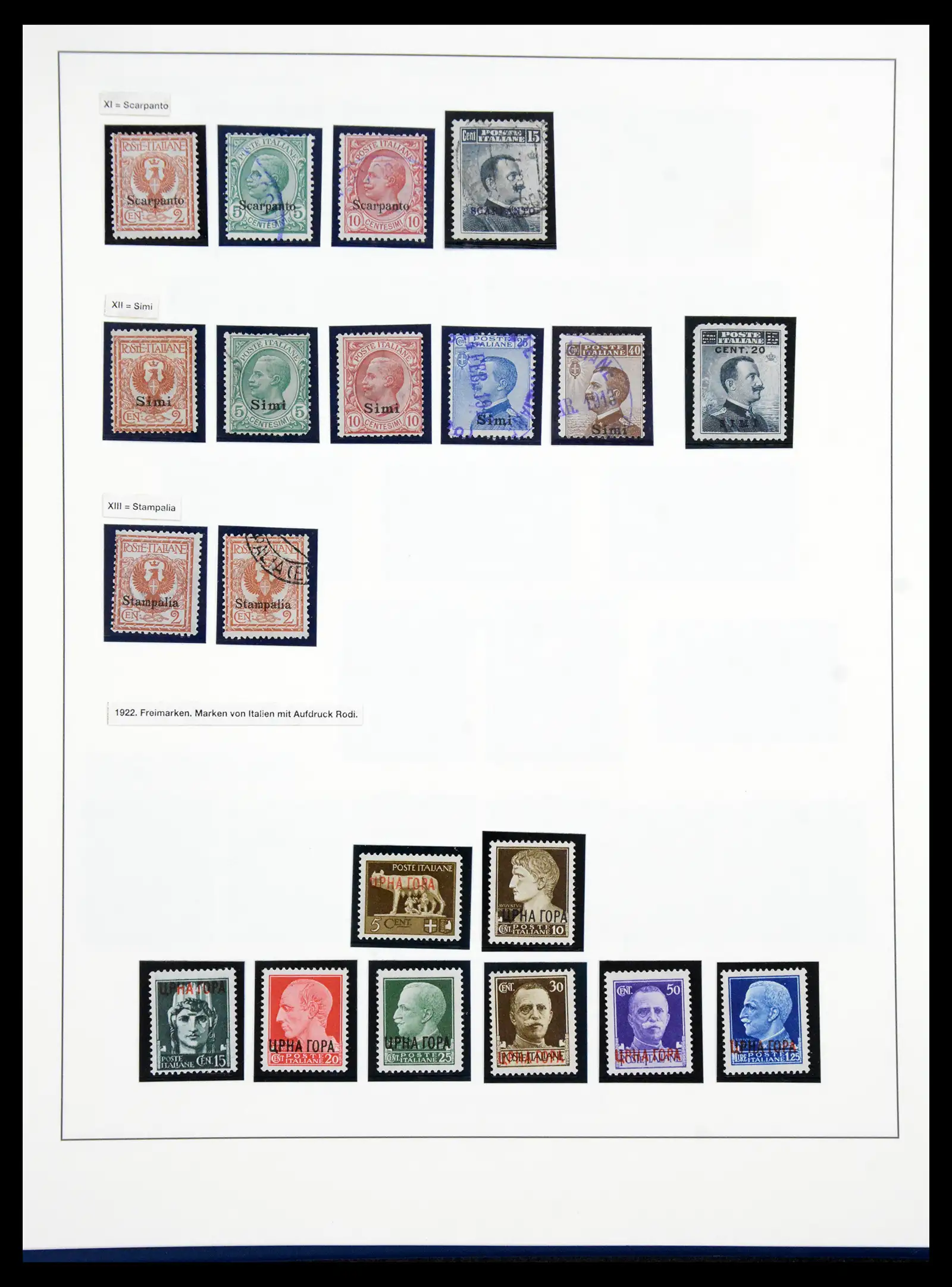 41128 0063 - Stamp collection 41128 Italy, territories and colonies 1861-1981.