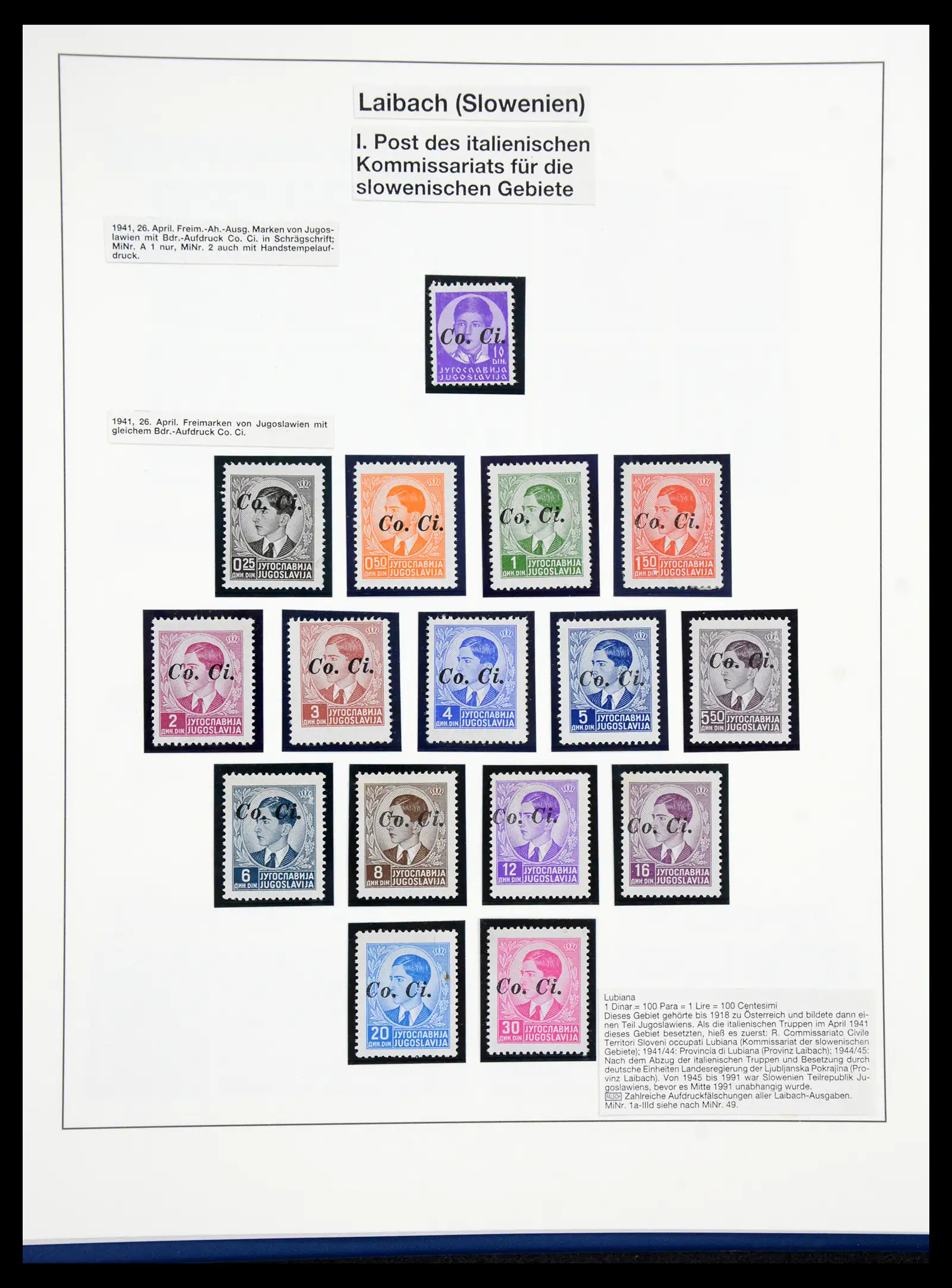 41128 0095 - Stamp collection 41128 Italy, territories and colonies 1861-1981.