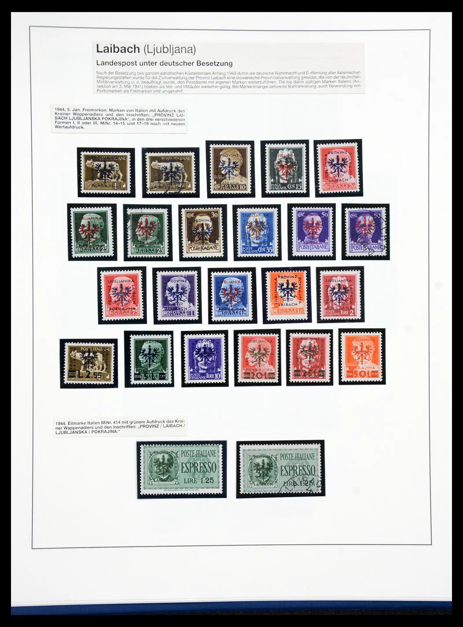 41128 0097 - Stamp collection 41128 Italy, territories and colonies 1861-1981.
