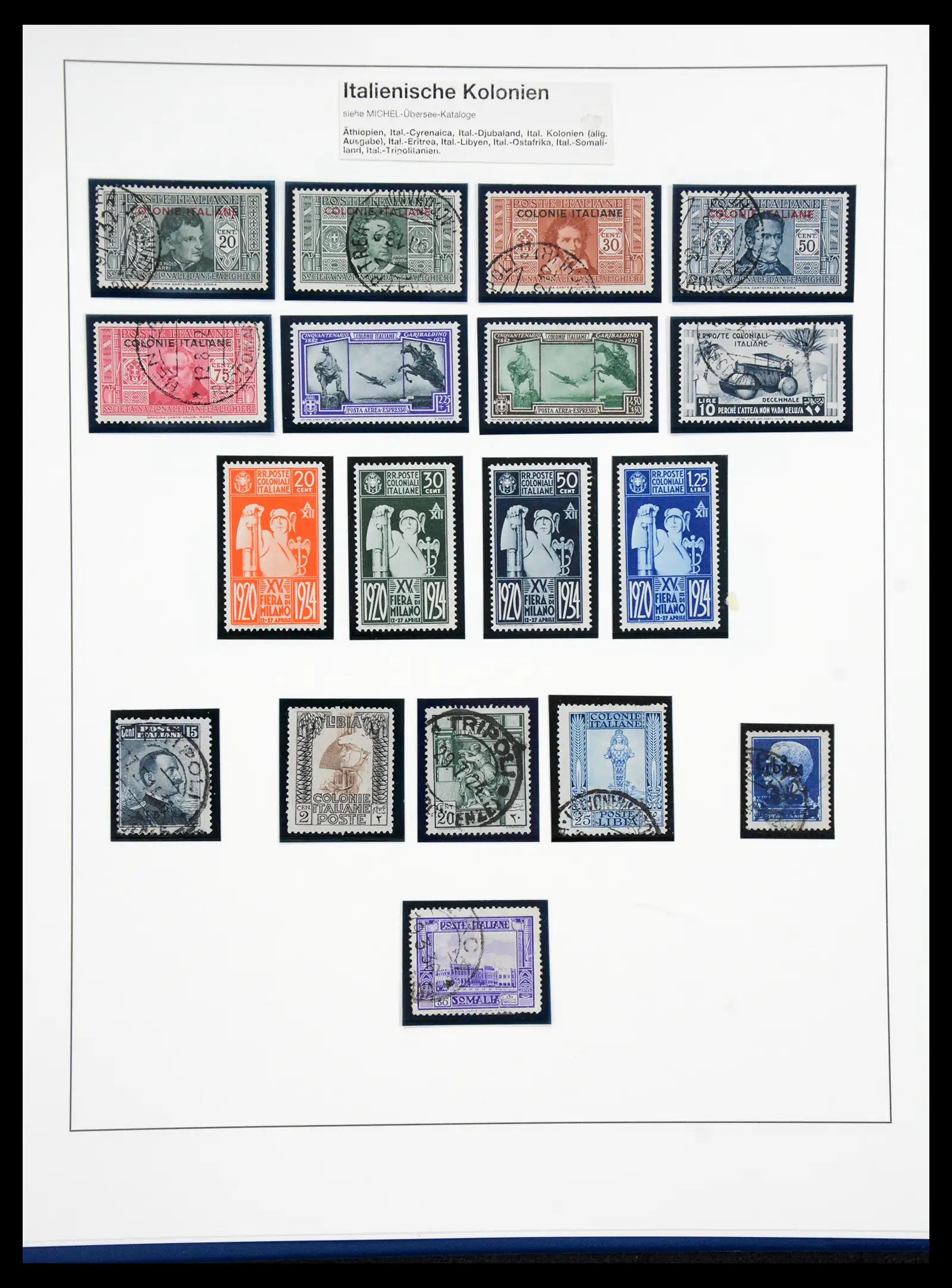 41128 0100 - Stamp collection 41128 Italy, territories and colonies 1861-1981.