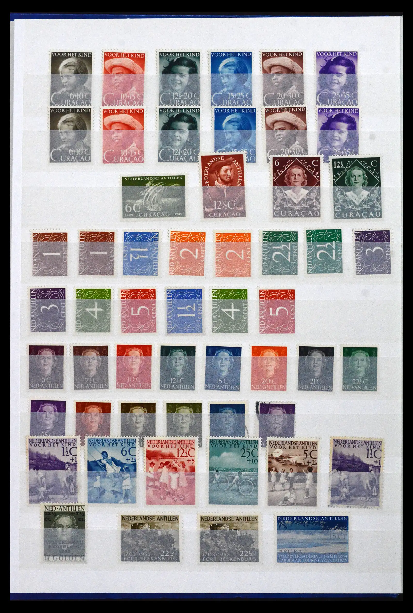 41133 0006 - Stamp collection 41133 Dutch colonies 1864-1955.